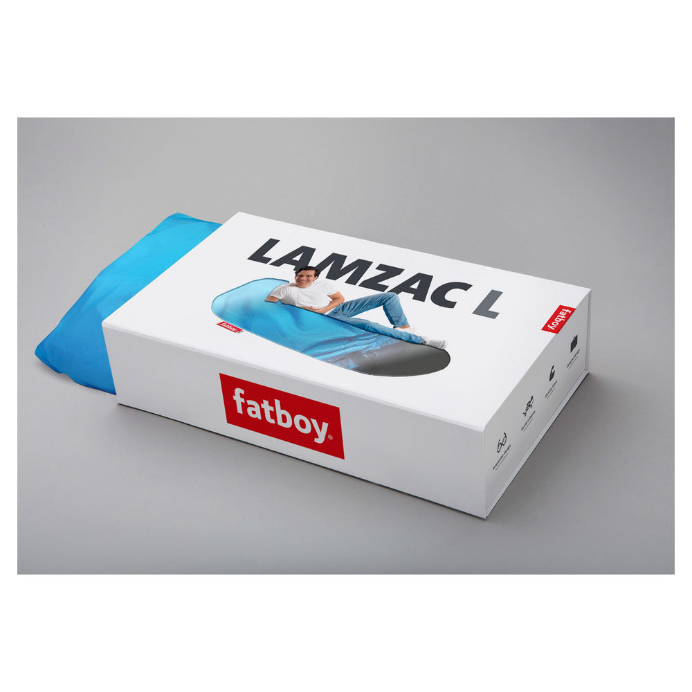Fatboy Aufblasbares Luftsofa Lamzac L  sky blue Heimwerken & Garten