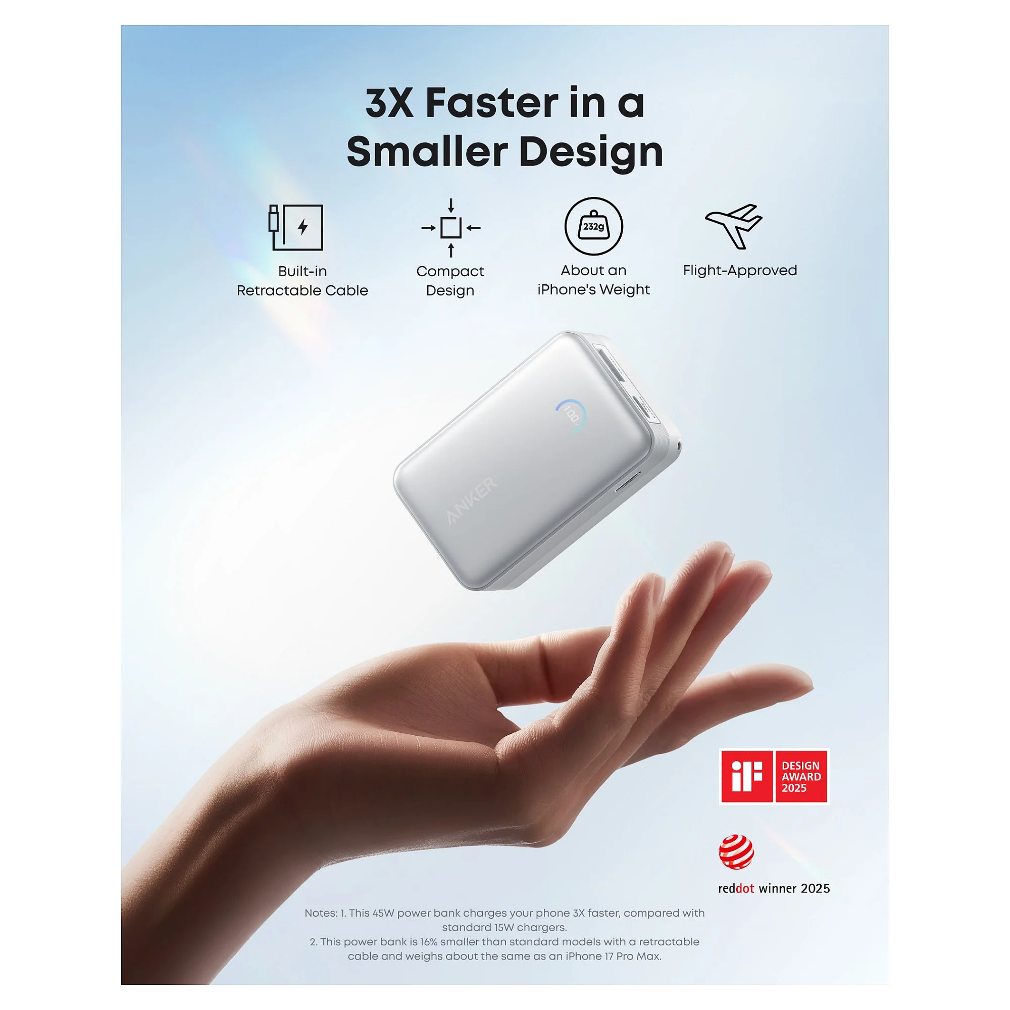 Anker Nano Power Bank 10K 45W USB C Notebook & Tablet Zubehoer