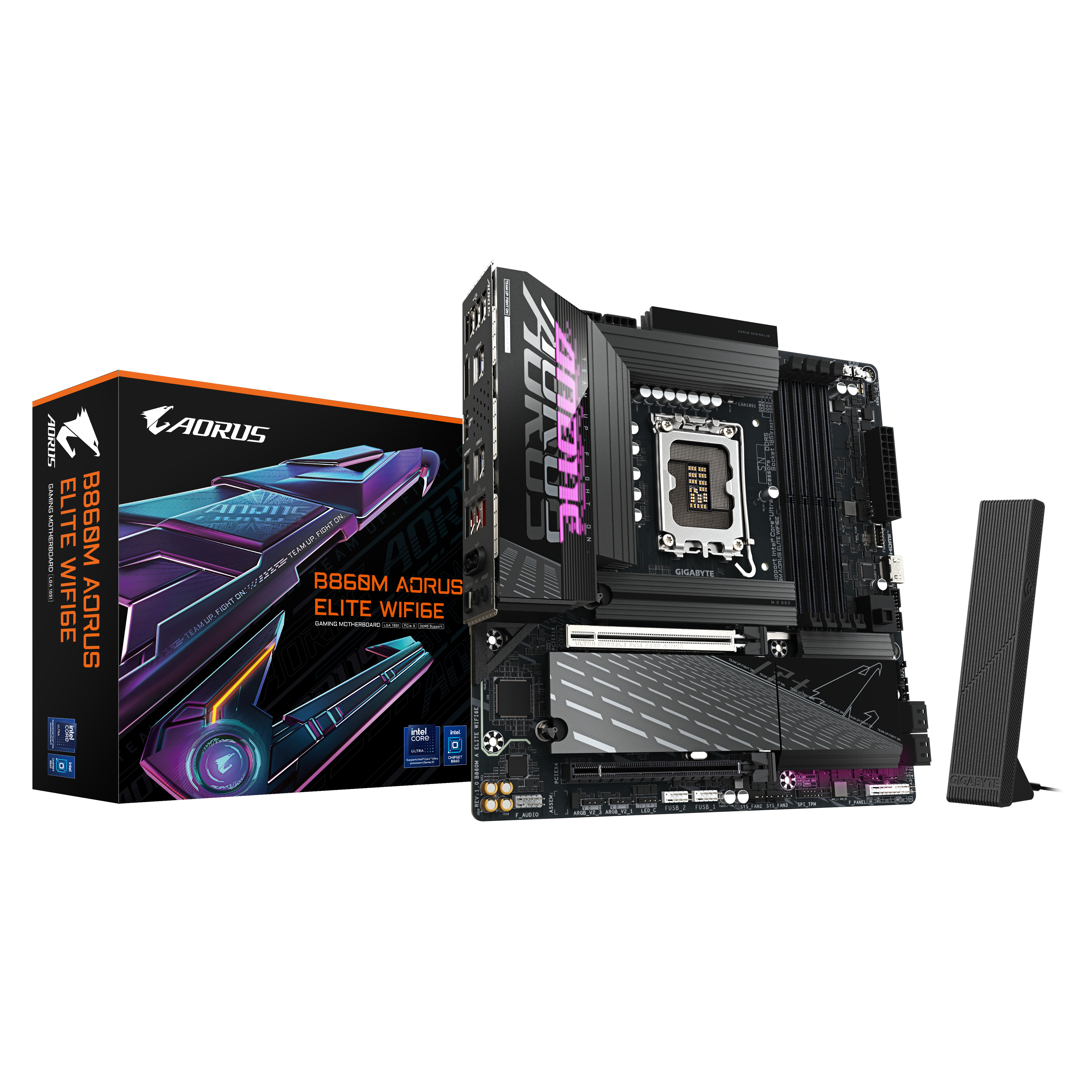 Gigabyte LGA1851 B860M AORUS ELITE WIFI6E PC-Zubehoer