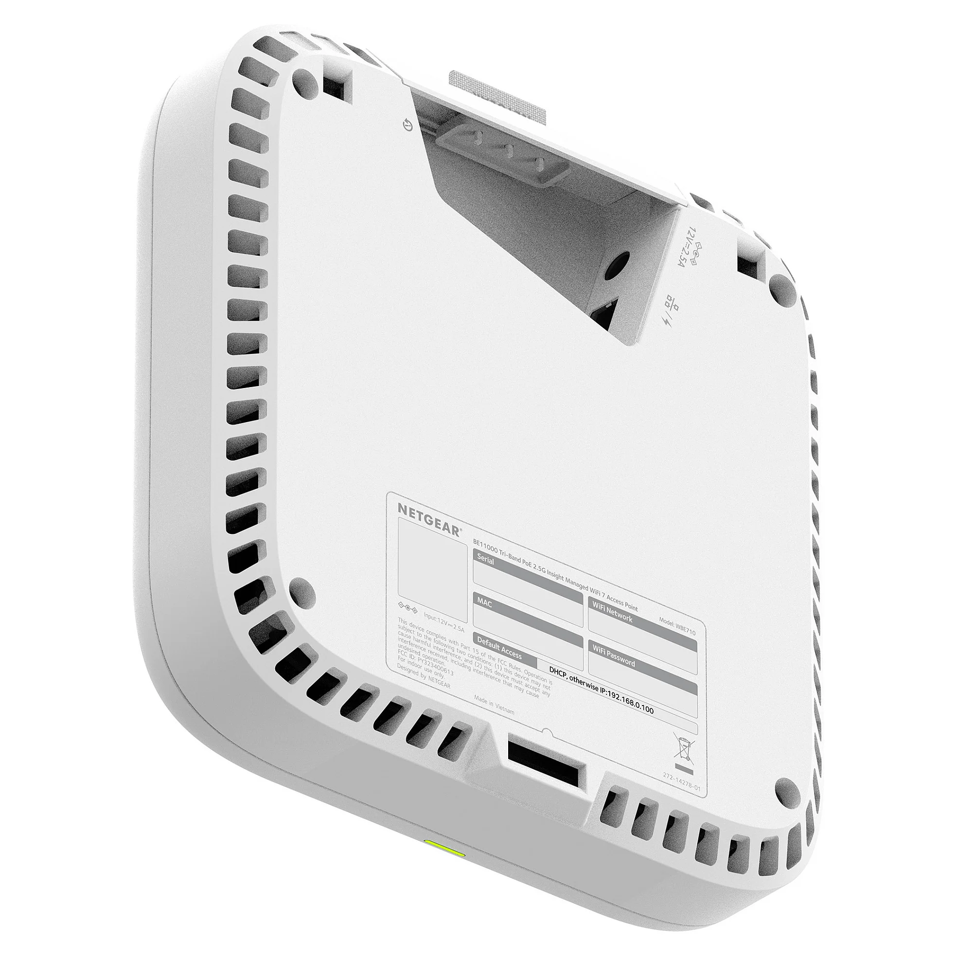 NETGEAR WBE718 9400 Mbit s Weiss Power over Ethernet  PoE  Access Points