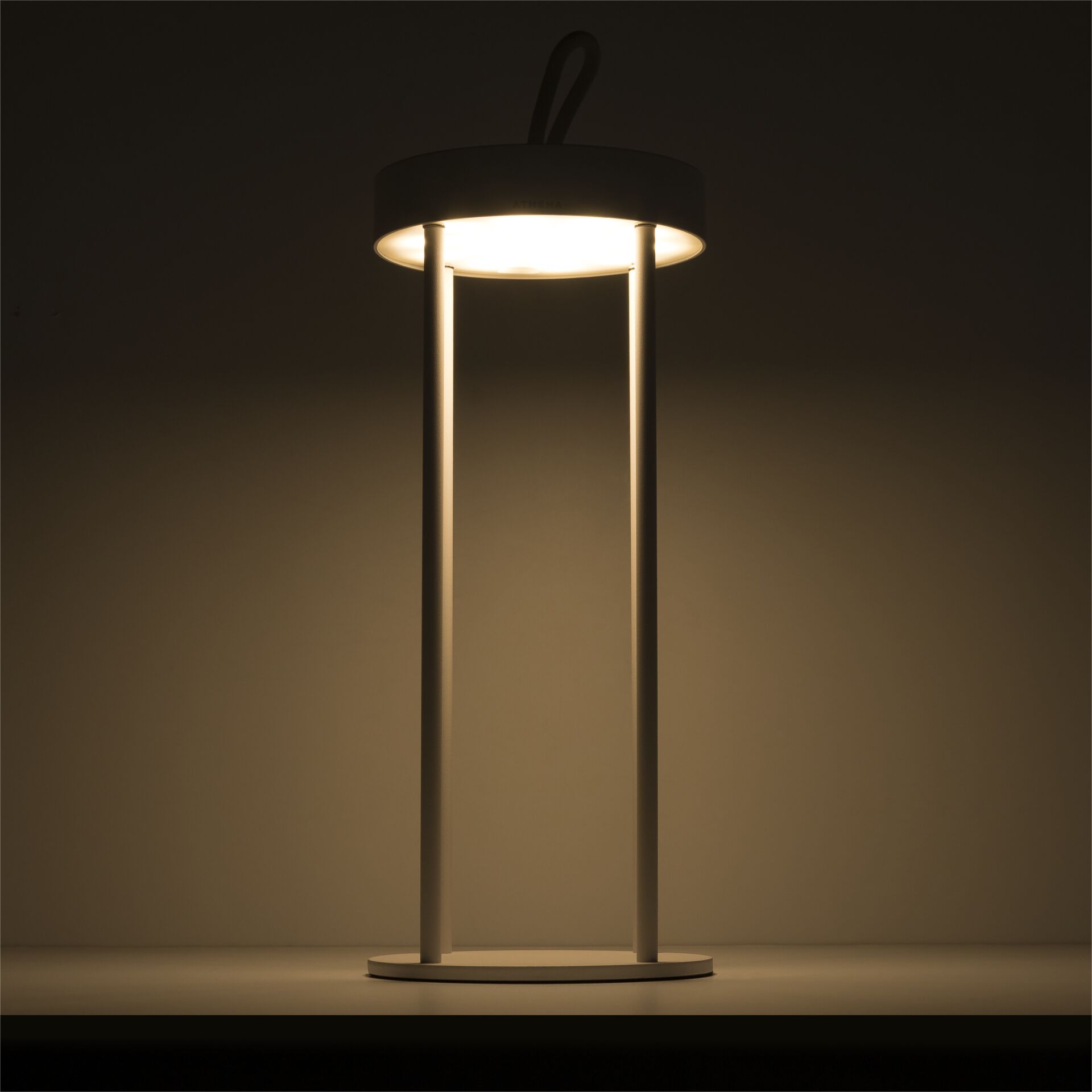 Century LED Tischlampe ATHENA weiss 3W 3000K Dimm  IP54 Color Saugroboter