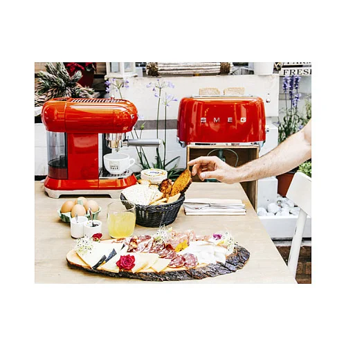SMEG tsf02rdeu toaster 4 scheiben rot Kuechenkleingeraete