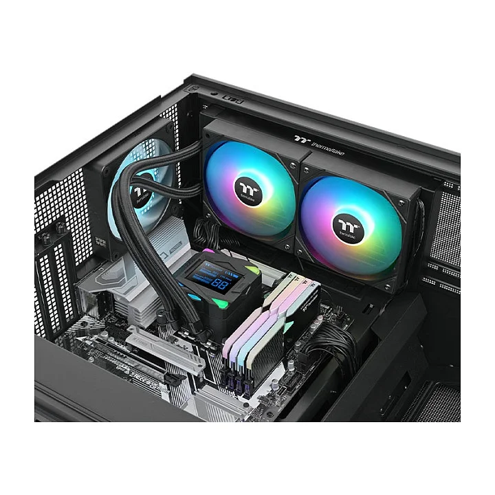 Thermaltake K Wasserkuehlung LA240 S ARGB Sync All In One Liquid Cooler System Black PC-Zubehoer