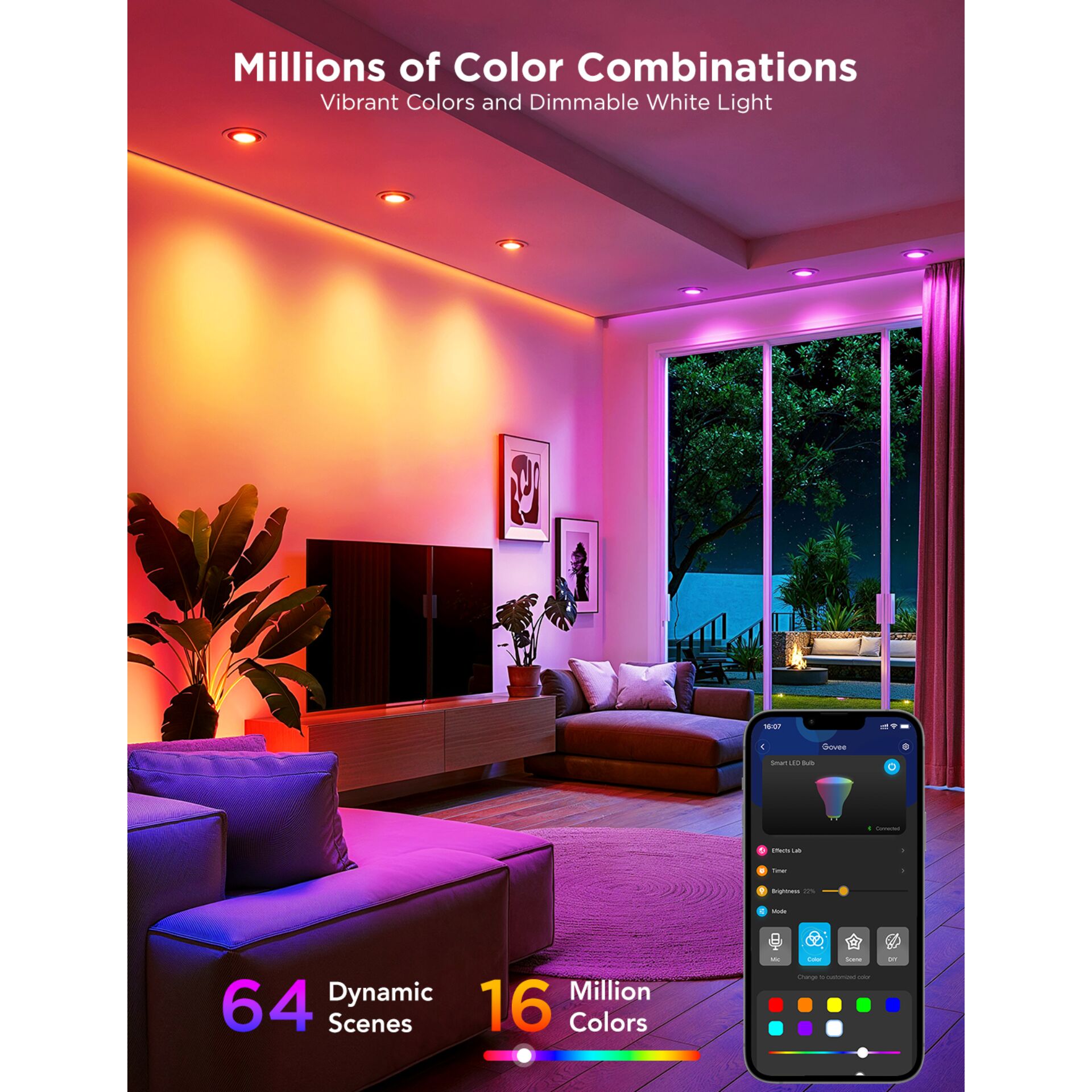 Govee H600D Intelligentes Leuchtmittel Wi Fi Bluetooth