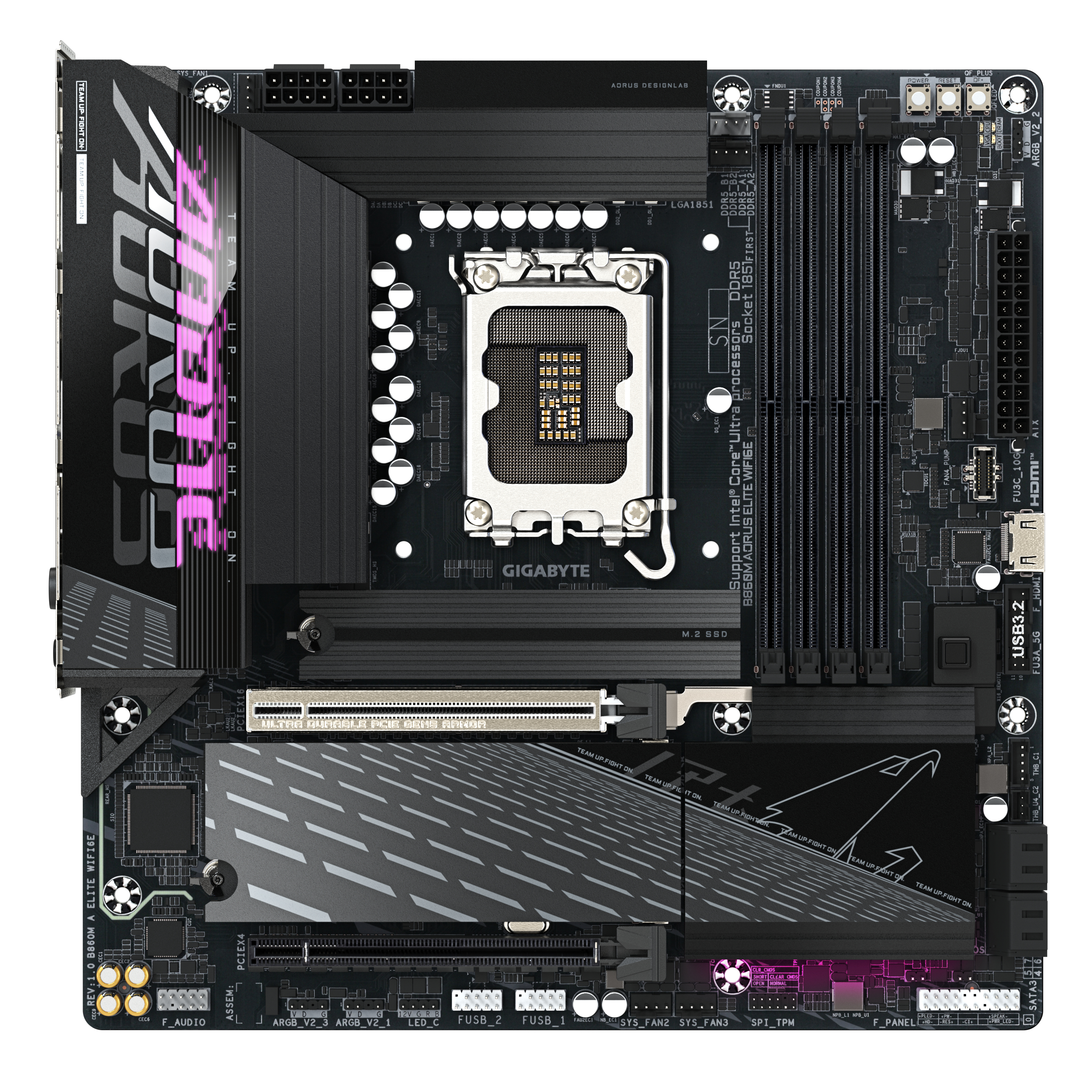 Gigabyte LGA1851 B860M AORUS ELITE WIFI6E PC-Zubehoer