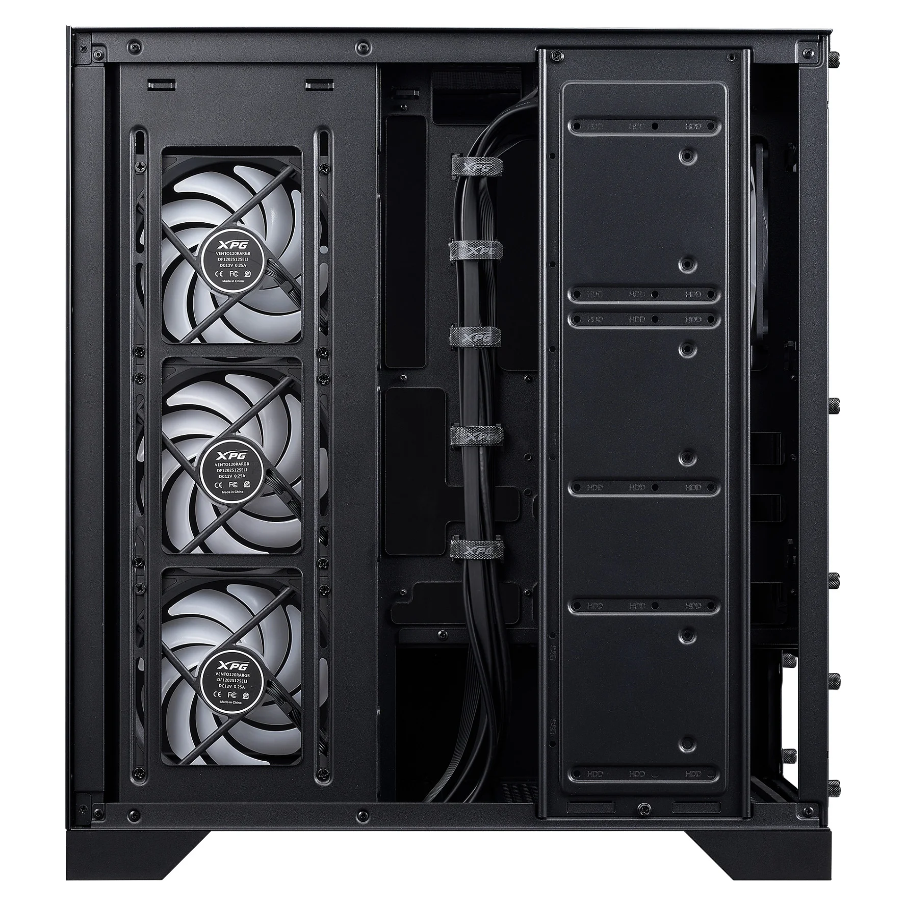 XPG INVADER X BTF MID TOWER GEHAeUSE Schwarz PC-Komponenten