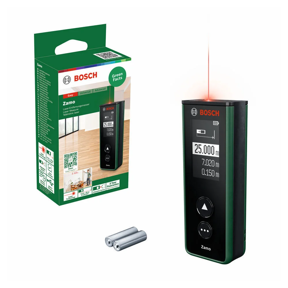 Bosch Digitaler Laser Entfernungsmesser Zamo Basic Maschinen & Werkzeuge