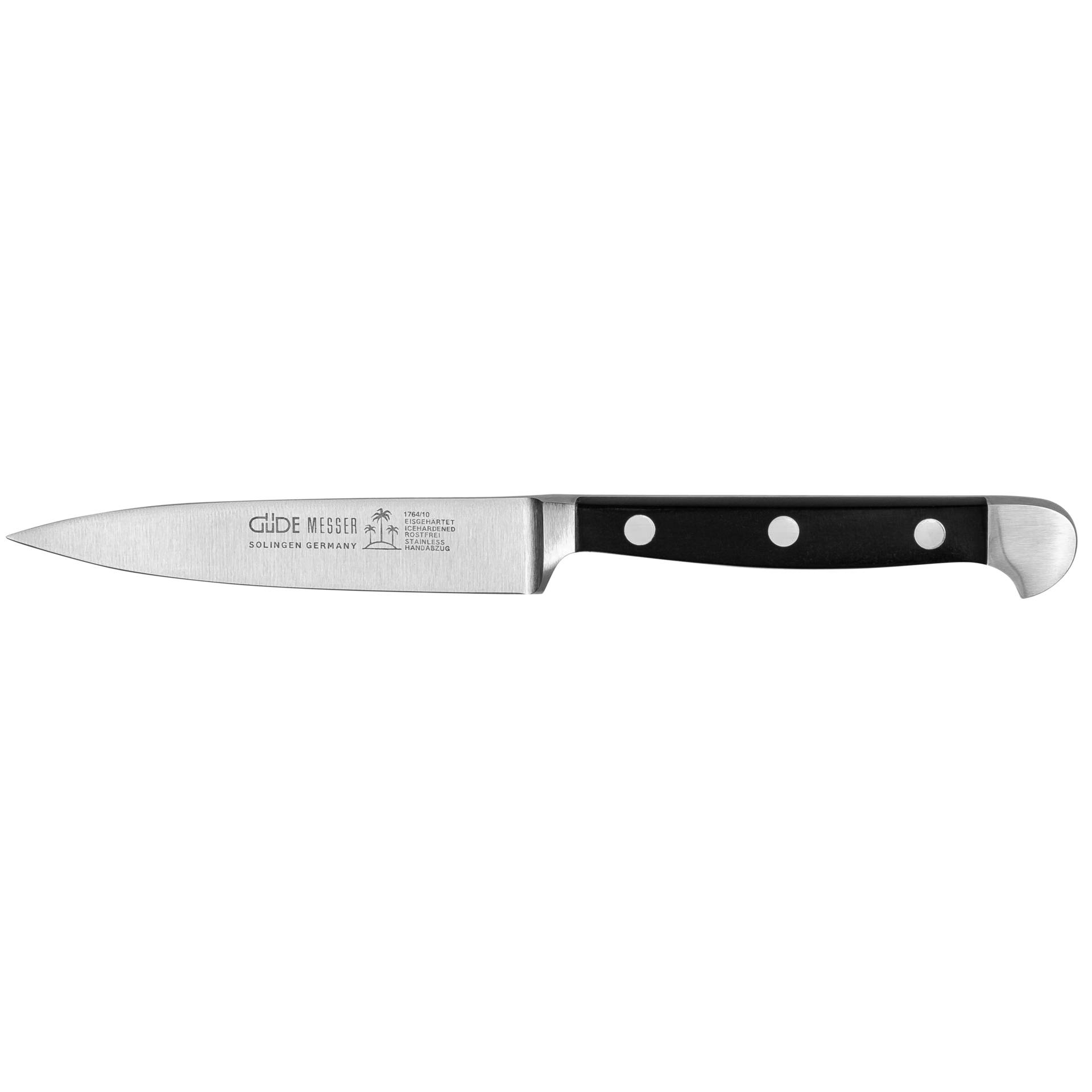 Guede Alpha Spickmesser 10 cm POM schwarz 176410 Besteck & Aufbewahrung