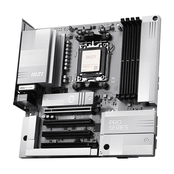 MSI AM5 PRO B850M A WIFI PZ M ATX AMD B850 Sockel AM5 micro ATX PC-Zubehoer