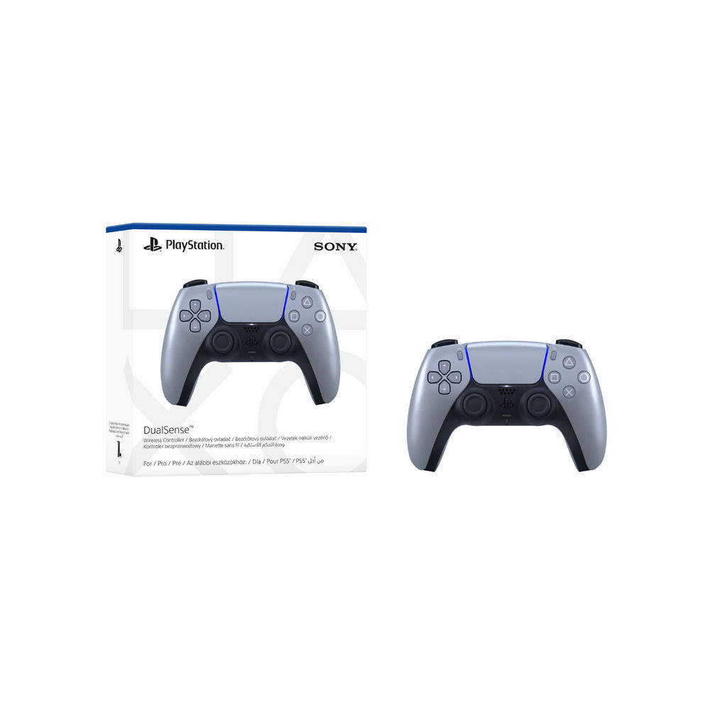 Sony DualSense Silber Bluetooth USB Gamepad Analog   Digital PlayStation 5 Konsolen