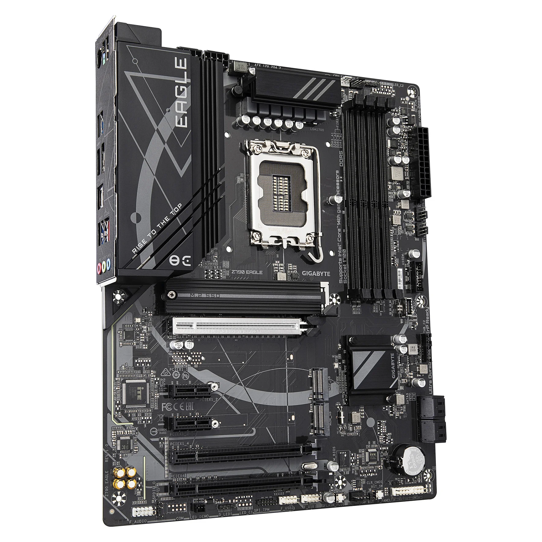 GIGABYTE Z790 EAGLE Motherboard   Unterstuetzt 14  Generation Intel Core CPUs  12 1 1 Phasen VRM  bis zu 7600MHz DDR5  OC   3xPCIe 4 0 M 2  2 5GbE LAN  USB 3 2 Gen 2 PC-Zubehoer