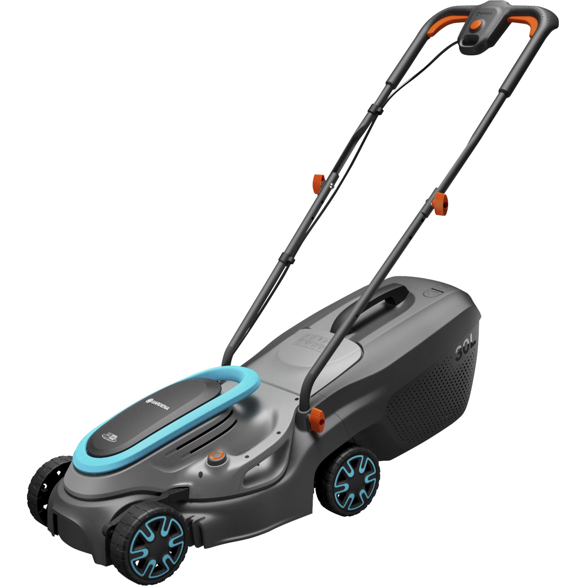 GARDENA Akku Rasenmaeher PowerMax 32 18V P4A Solo 14632 55 Gartenmaschinen