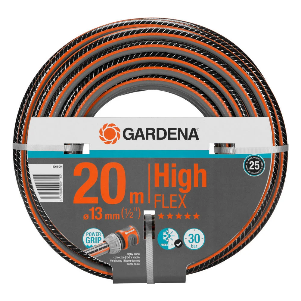 GARDENA Comfort HighFLEX Schlauch 13 mm  1 2 Zoll   20 m Gartenbewaesserung