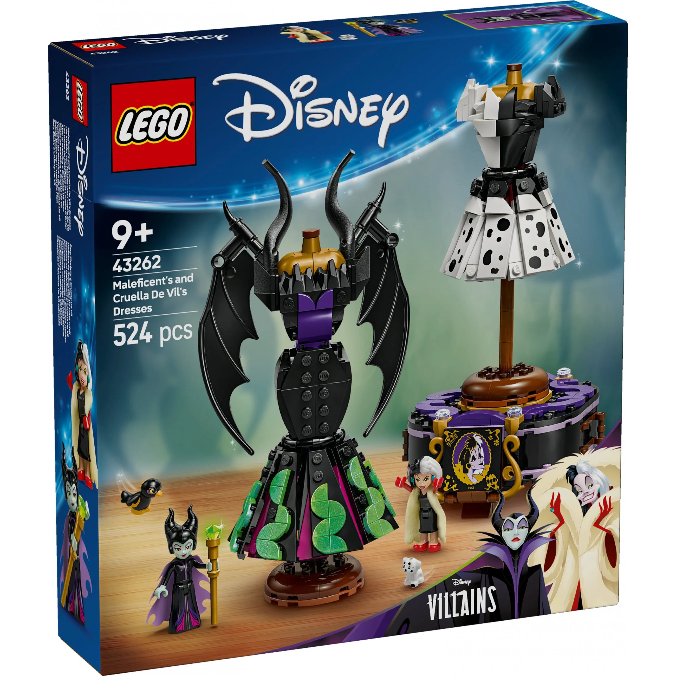 LEGO Disney Classic 43262 Malefiz und Cruella De Vil