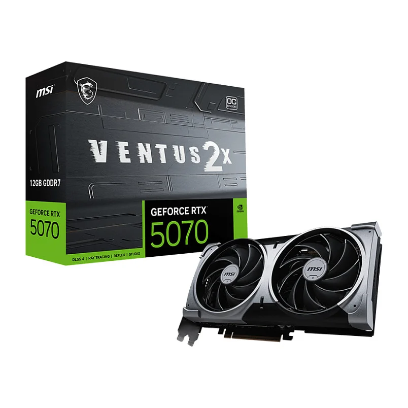 MSI GeForce RTX 5070 12G VENTUS 2X OC NVIDIA 12 GB GDDR7 PC-Zubehoer