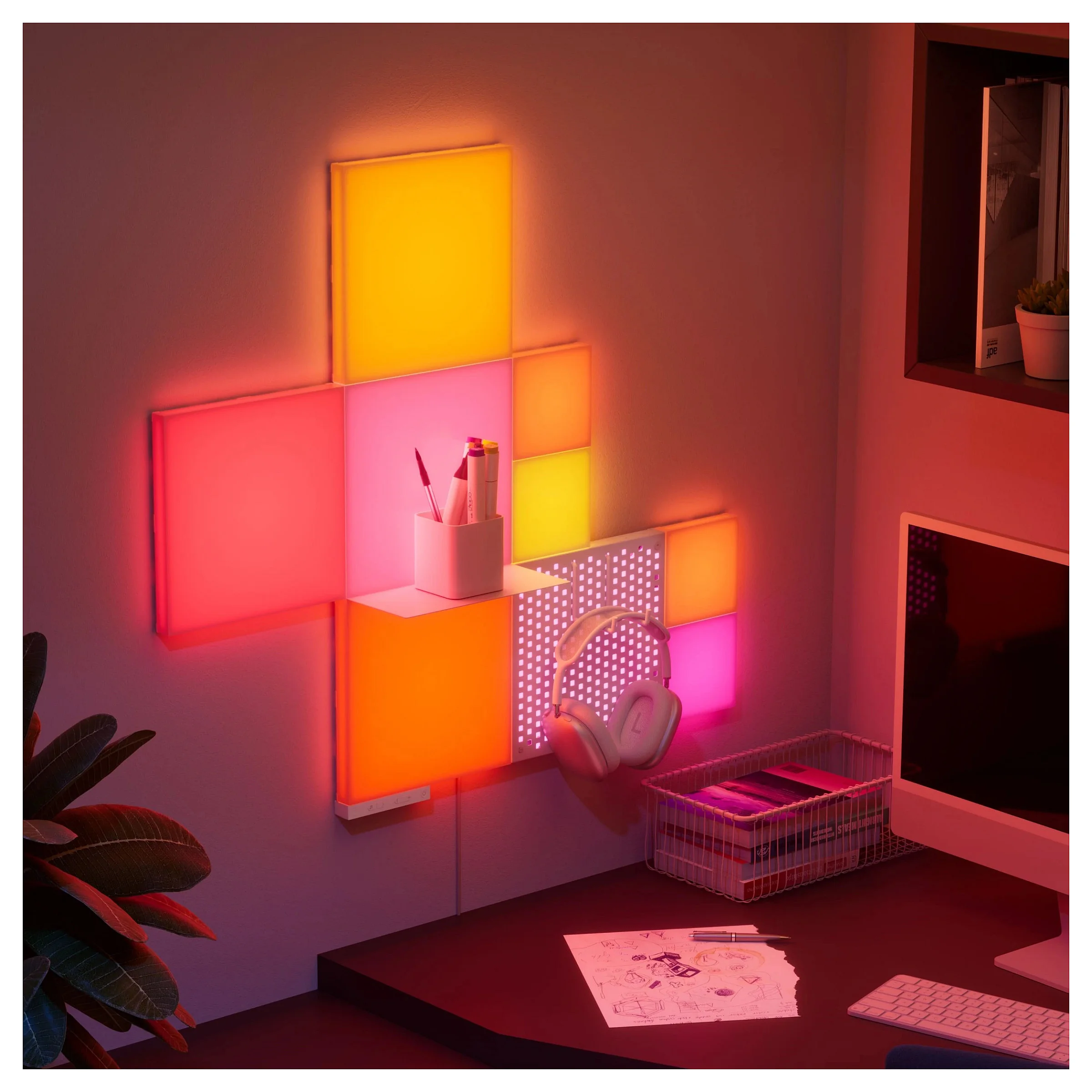 Nanoleaf Blocks Combo Starter Kit  10er Pack Smart Home