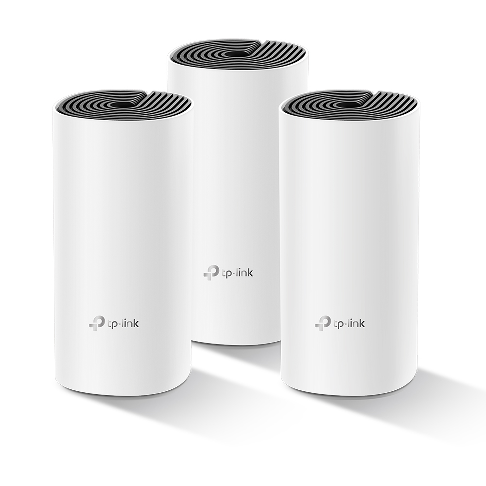 TP Link deco e4 mesh wlan 3 pack  router  2 extender   ac1200  Router