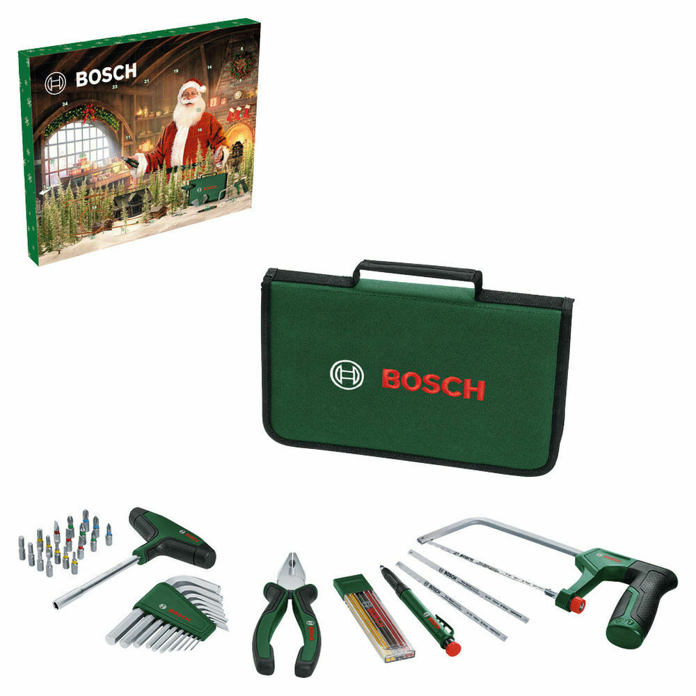 Bosch Adventskalender mit 41 Teilen inkl Tasche Maschinen & Werkzeuge