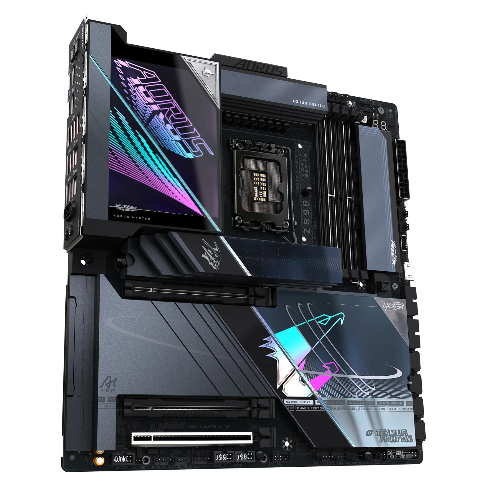 GIGABYTE Z890 AORUS MASTER AI TOP Motherboard   Unterstuetzt Intel Core Ultra  Serie 2  CPUs  20 1 2 Phasen VRM  bis zu 9500MHz DDR5  OC   PCIe 5 0 M 2  Wi Fi 7  Thunderbolt 4 PC-Komponenten