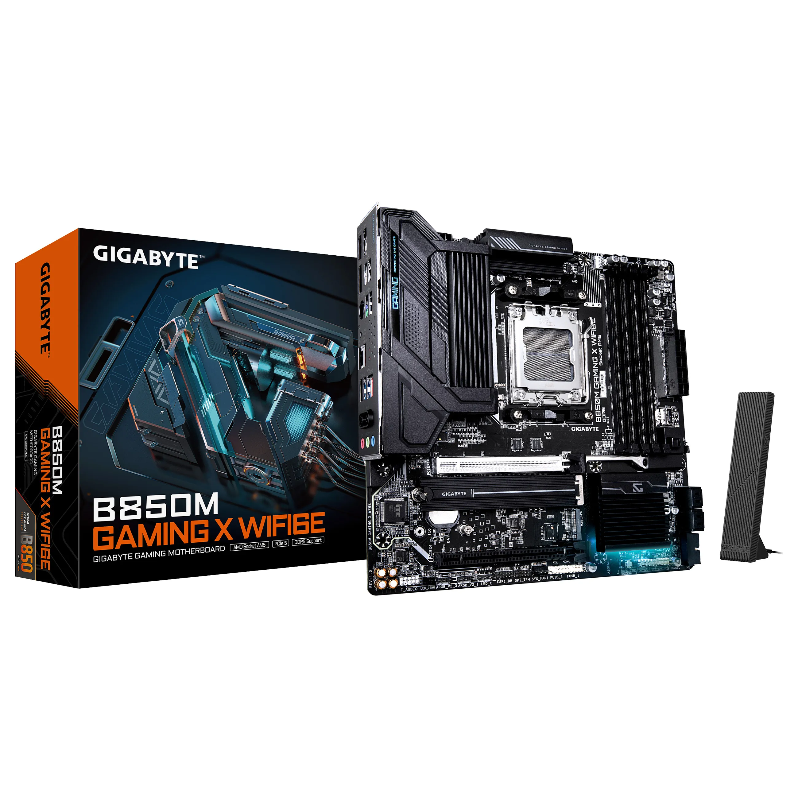 GIGABYTE B850M GAMING X WIFI6E Motherboard   AMD Ryzen 9000 Serien CPUs  10 2 2 Phasen Digital VRM  bis zu 8200MHz DDR5  OC   1xPCIe 5 0   1xPCIe 4 0 M 2  2 5LAN  WIFI 6E  USB 3 2 Gen 2  PC-Zubehoer