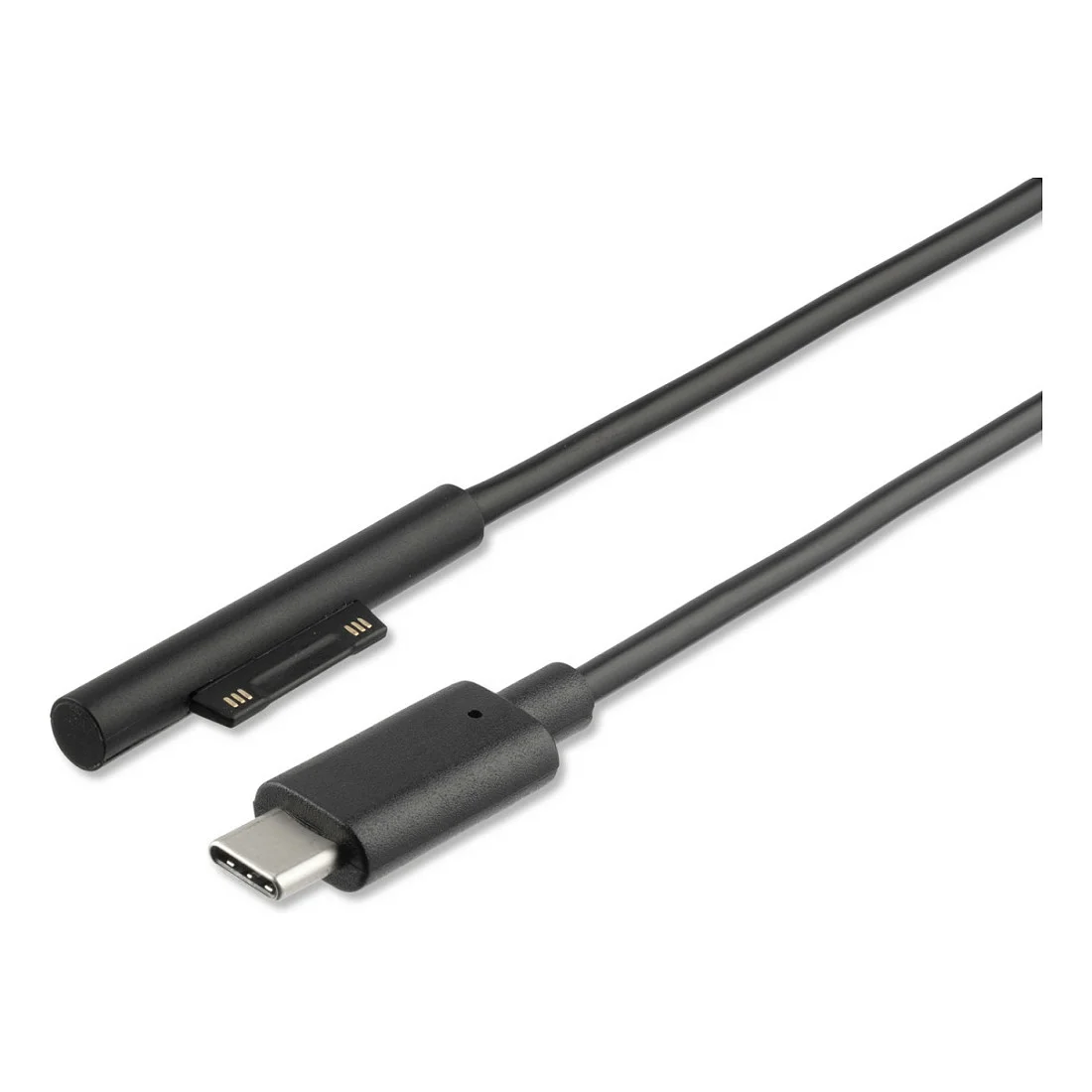 4SMARTS Ladekabel Micorosft Surface Connect zu USB Typ C 5A 1m black Notebook & Tablet Zubehoer