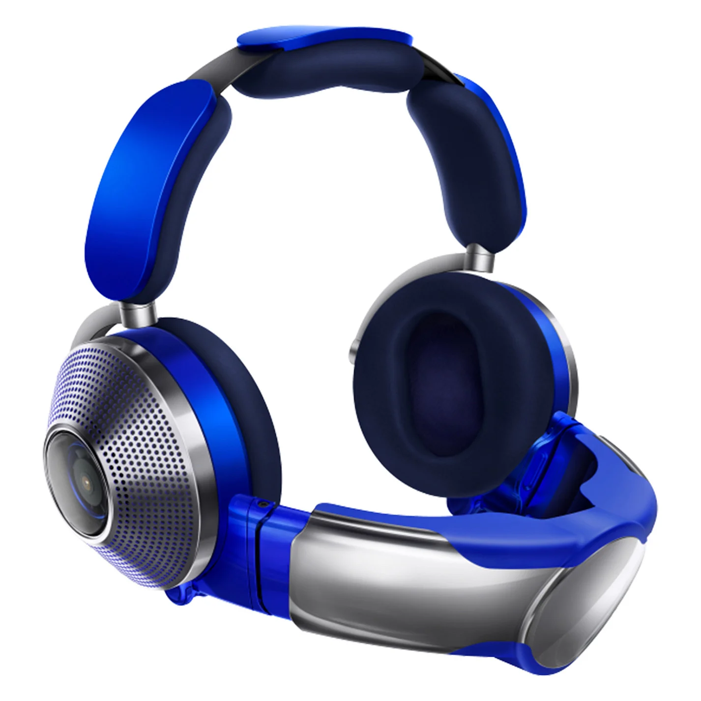 Dyson Zone Kopfhoerer Ultrablau Preussischblau