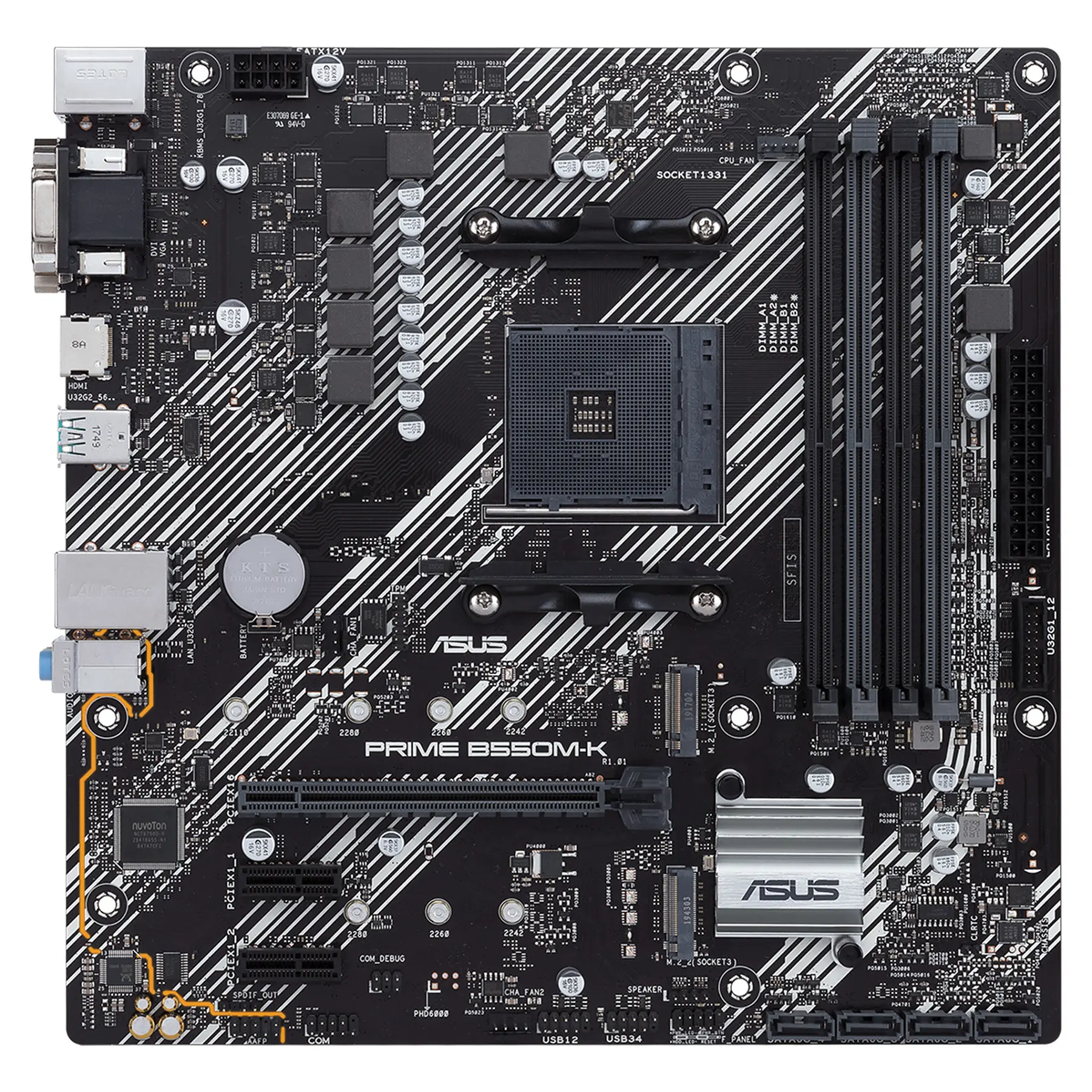 ASUS PRIME B550M K AMD B550 Sockel AM4 micro ATX PC-Zubehoer