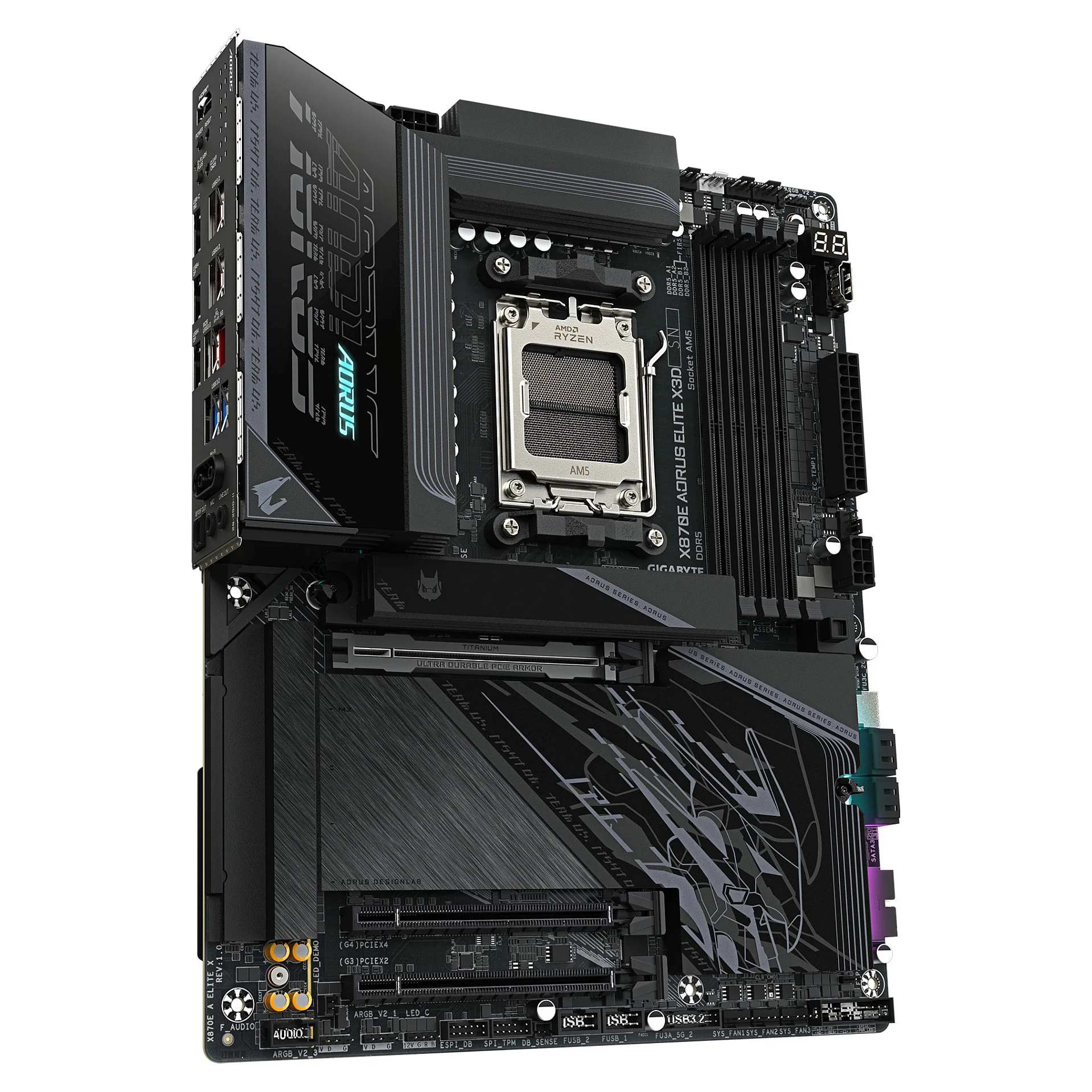 GIGABYTE X870E AORUS ELITE X3D Mainboard   Unterst tzt AMD Ryzen 9000 Prozessoren  16 2 2 Phasen Digital VRM  bis zu 9000 Hz DDR5  OC   2 x PCIe 5 0   2 x PCIe 4 0  Wi Fi 7  5 GbE LAN  USB 4 PC-Komponenten