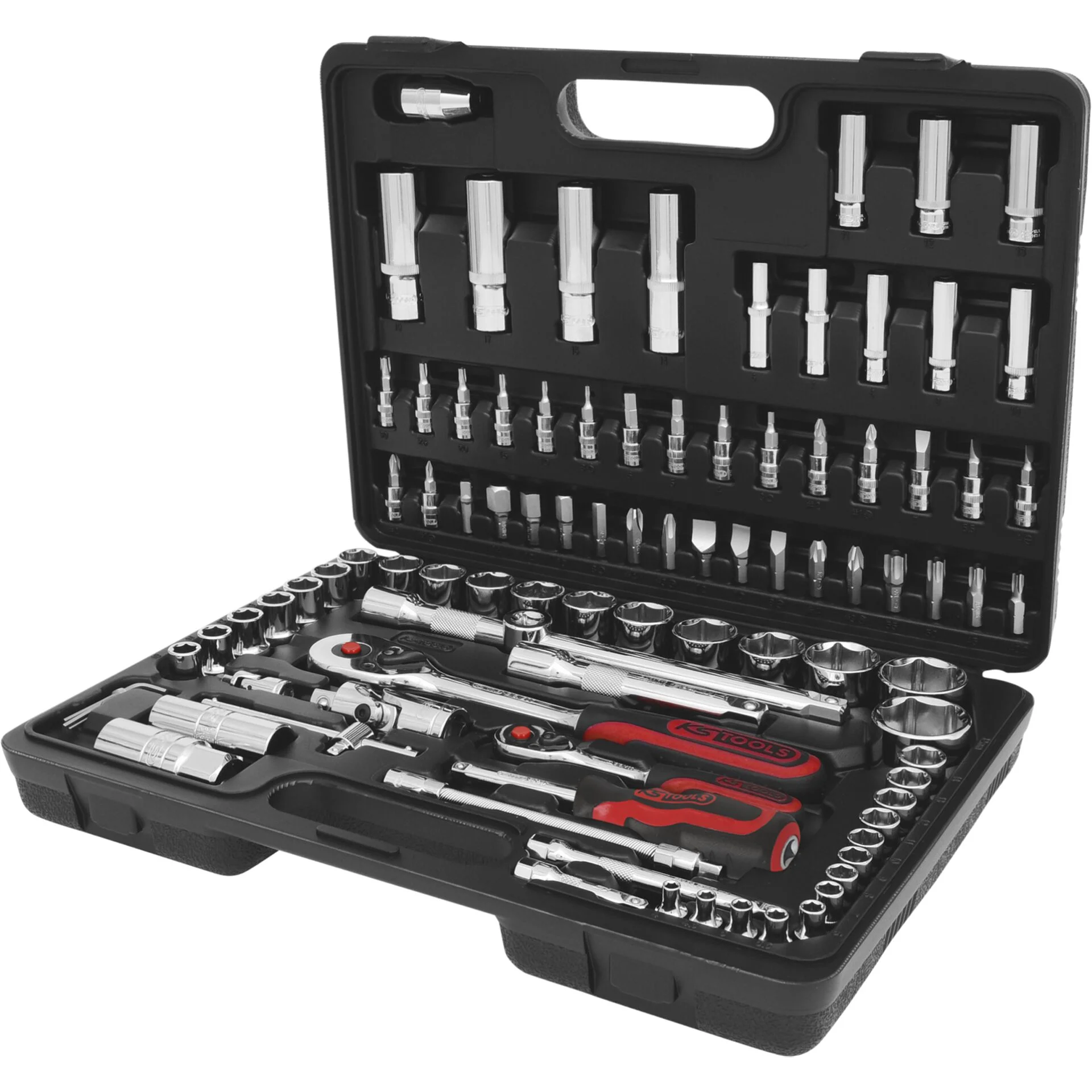 KS Tools 1 4  1 2 CHROMEplus Steckschluessel Satz  96 tlg Werkzeugsets