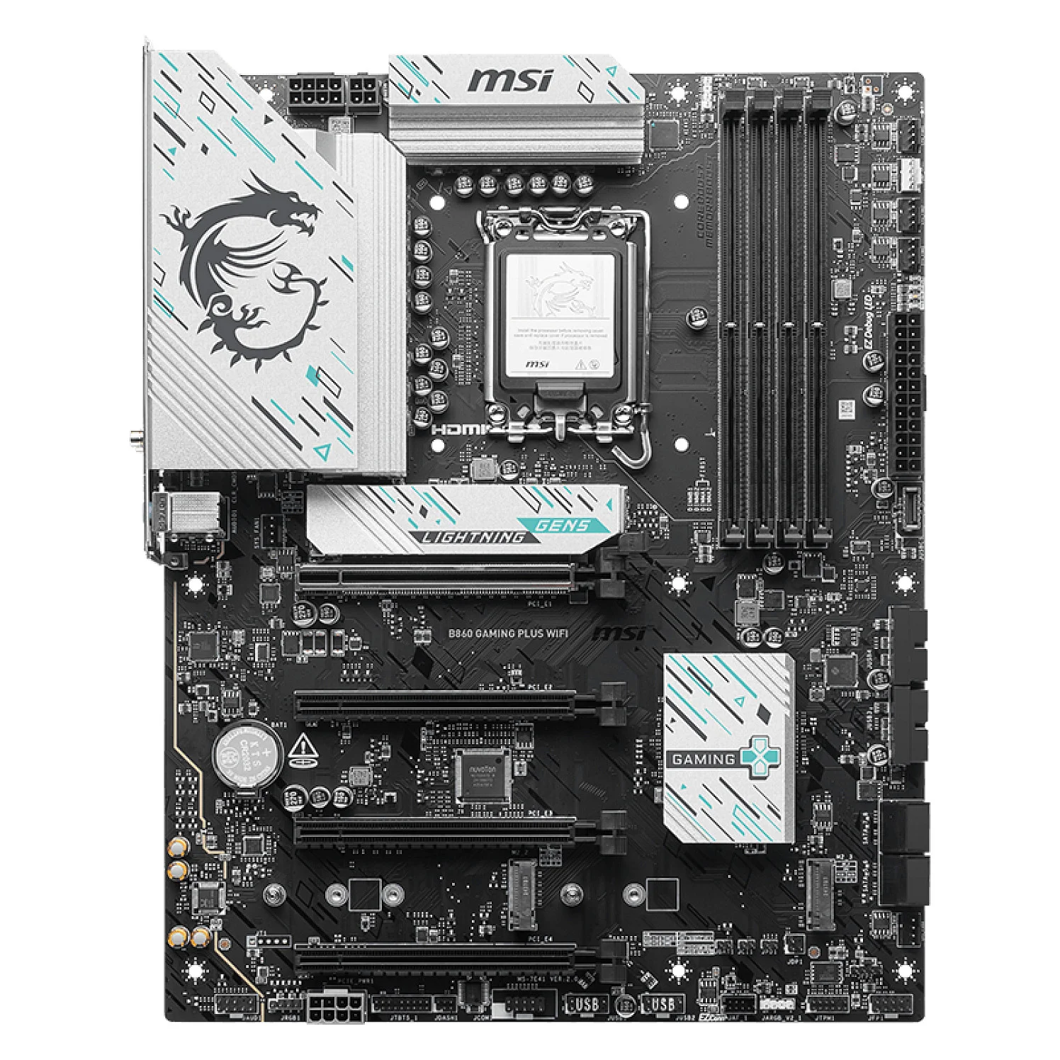 MSI B860 GAMING PLUS WIFI Motherboard Intel B860 LGA 1851  Socket V1  ATX PC-Zubehoer