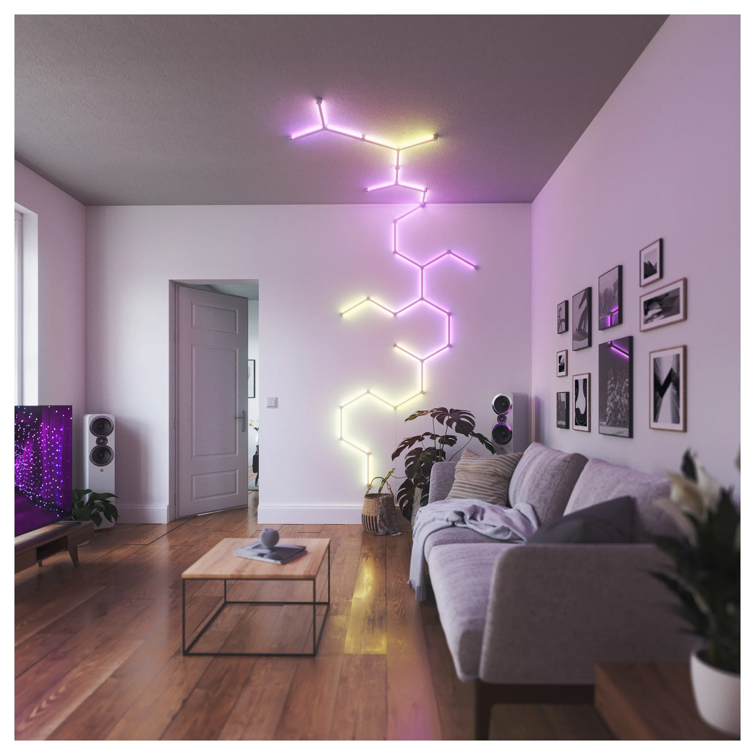 Nanoleaf Lines Flexibles Connectors   3pcs Smart Home