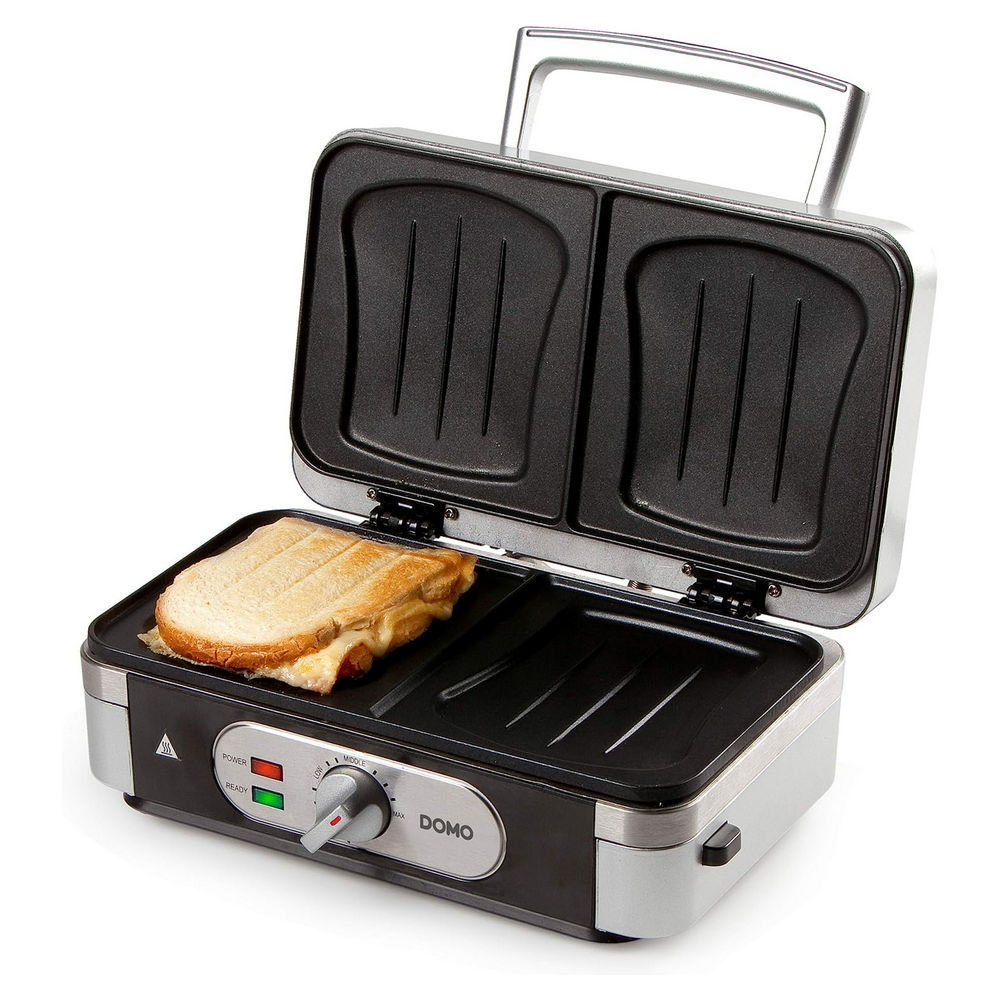 DOMO 3 in 1 Sandwichtoaster DO9136C Kuechenkleingeraete