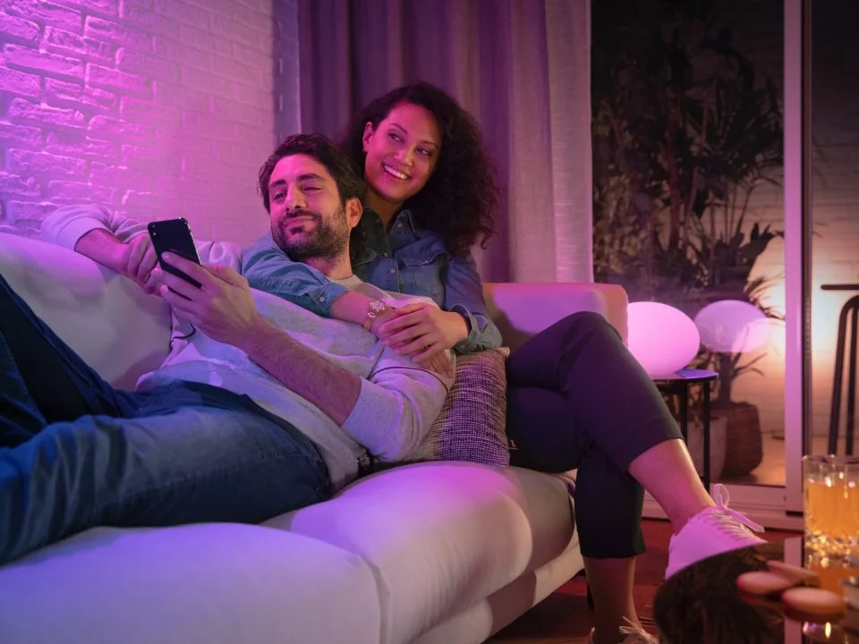 Philips Hue LED Lampe GU10 400lm White Color Amb  Leuchtmittel & Lampen