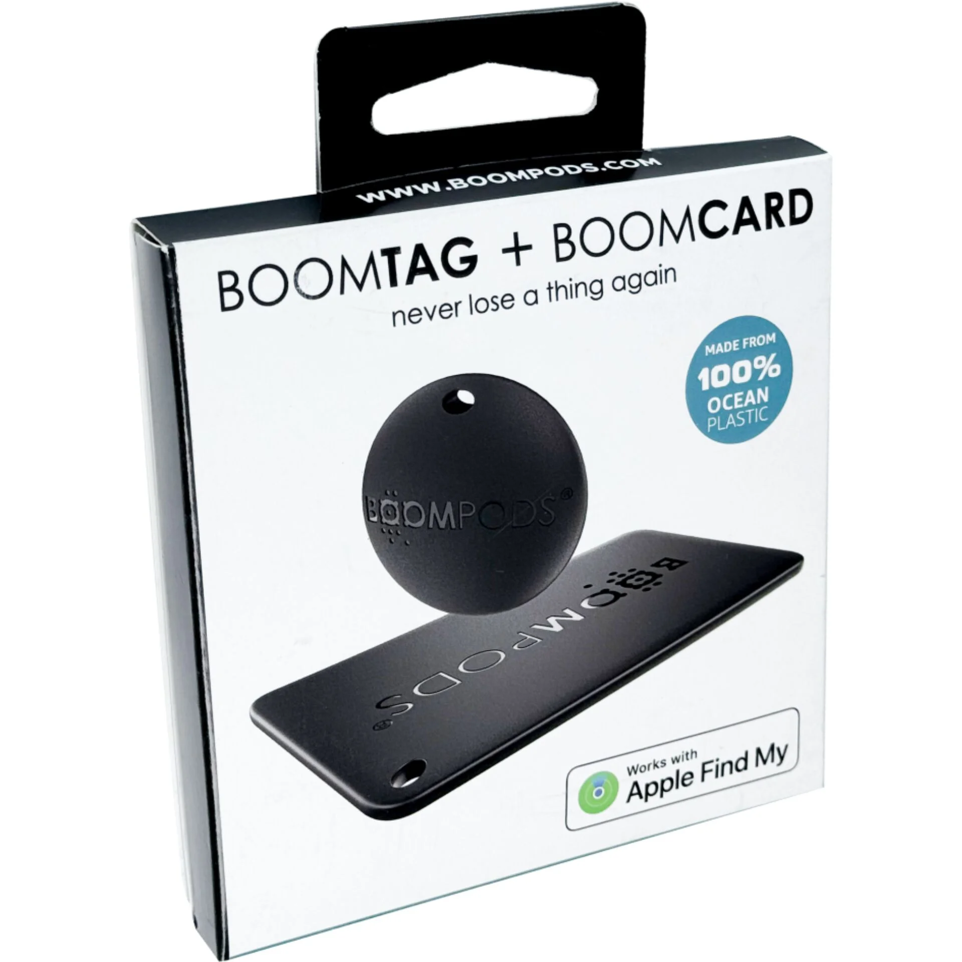 Boompods Tag   Card Bundle Pack Black Smart Home Zubehoer