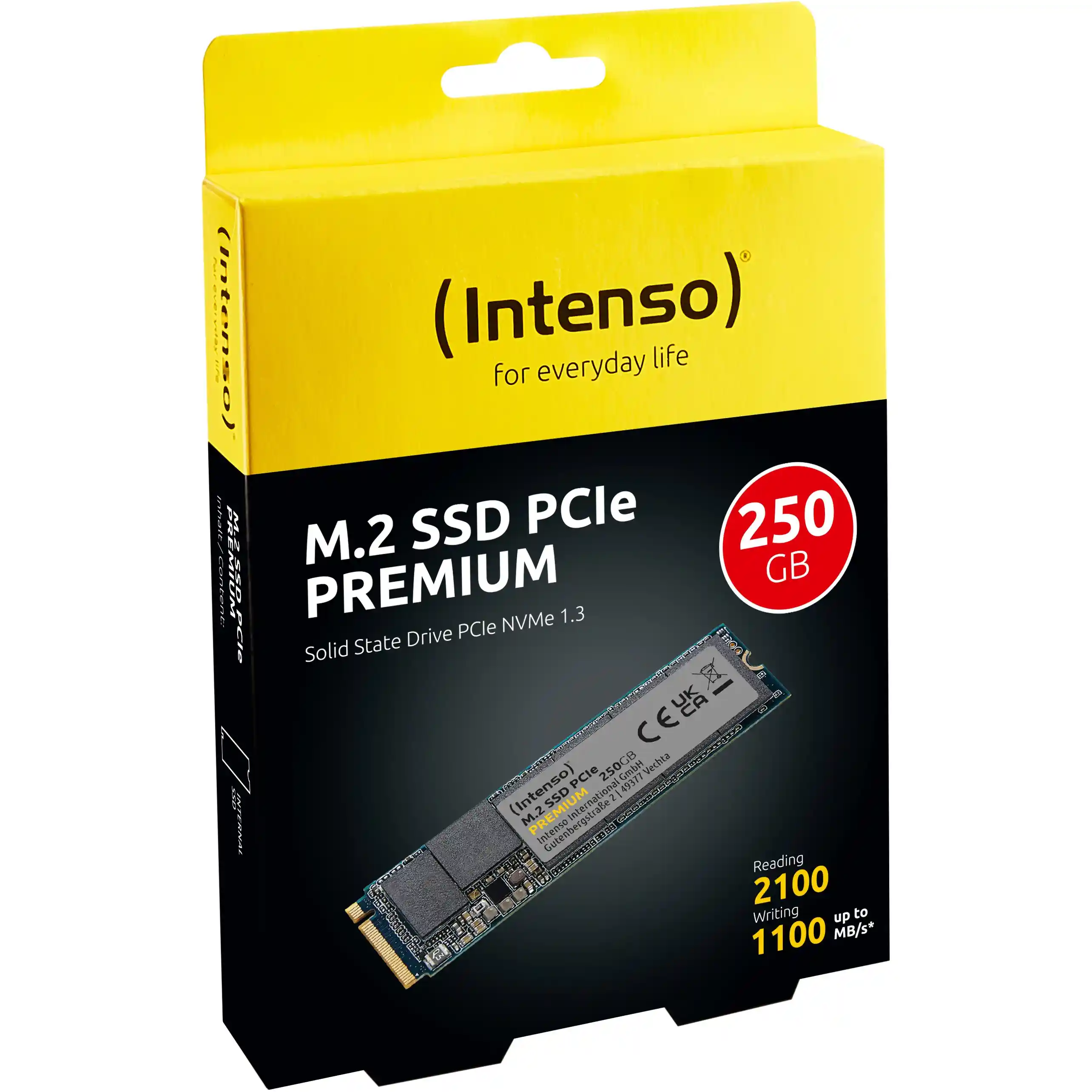 Intenso M 2 250GB Premium NVMe PCIe 3 0 x 4 Speichermedien