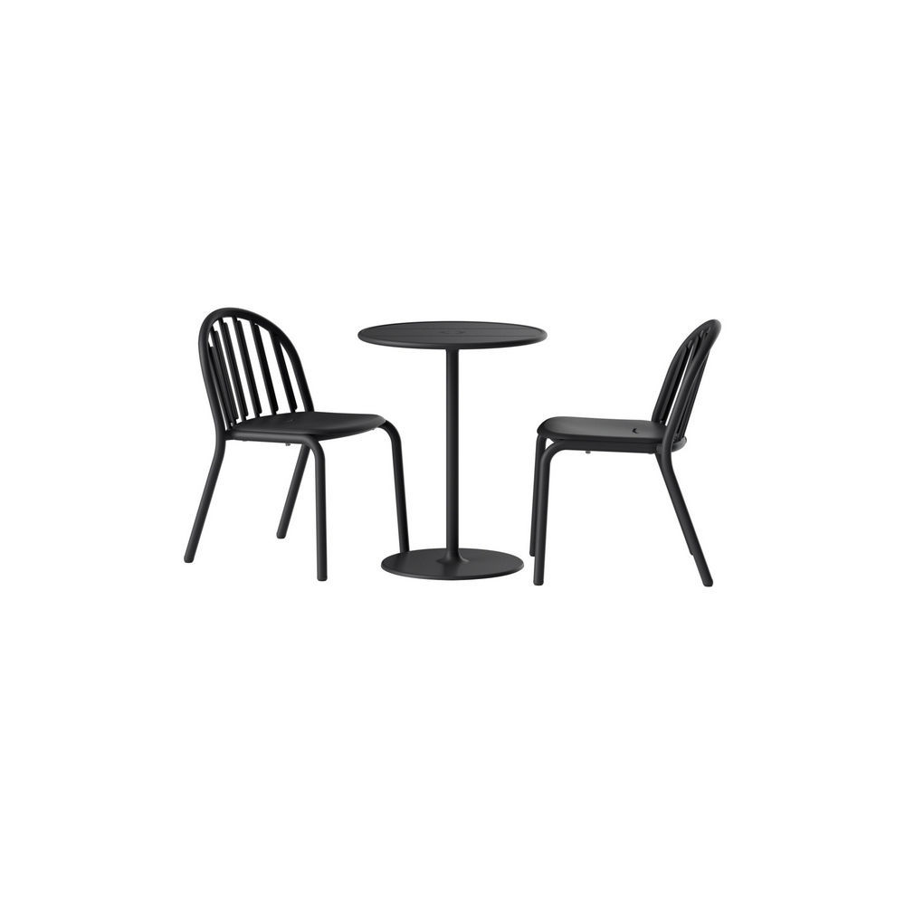 Fatboy Tisch Fred s Bistreau 2 x Stuhl Fred s Chair  anthracite Heimwerken & Garten