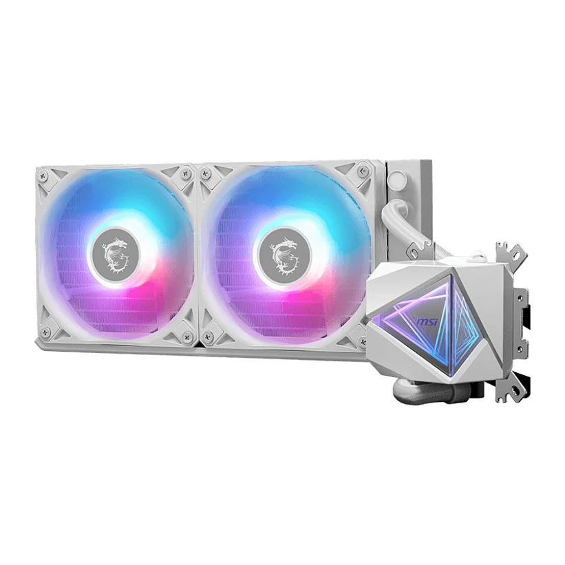 MSI MAG Coreliquid I240 Prozessor Fluessigkeitskuehlung 12 cm Weiss 1 Stueck e  PC-Zubehoer