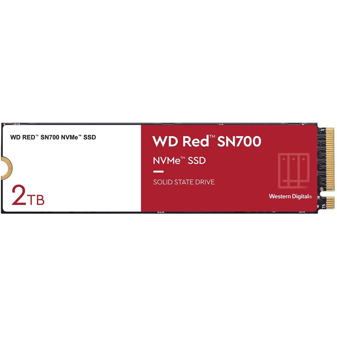 Western Digital M 2 2TB WD Red SN700 NVMe PCIe 3 0 x 4 Speichermedien