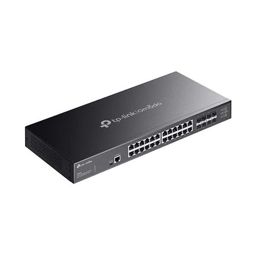 TP Link Omada 24 Port 10GBASE T L2  Managed Switch with 8 10GE SFP  Slots Switches