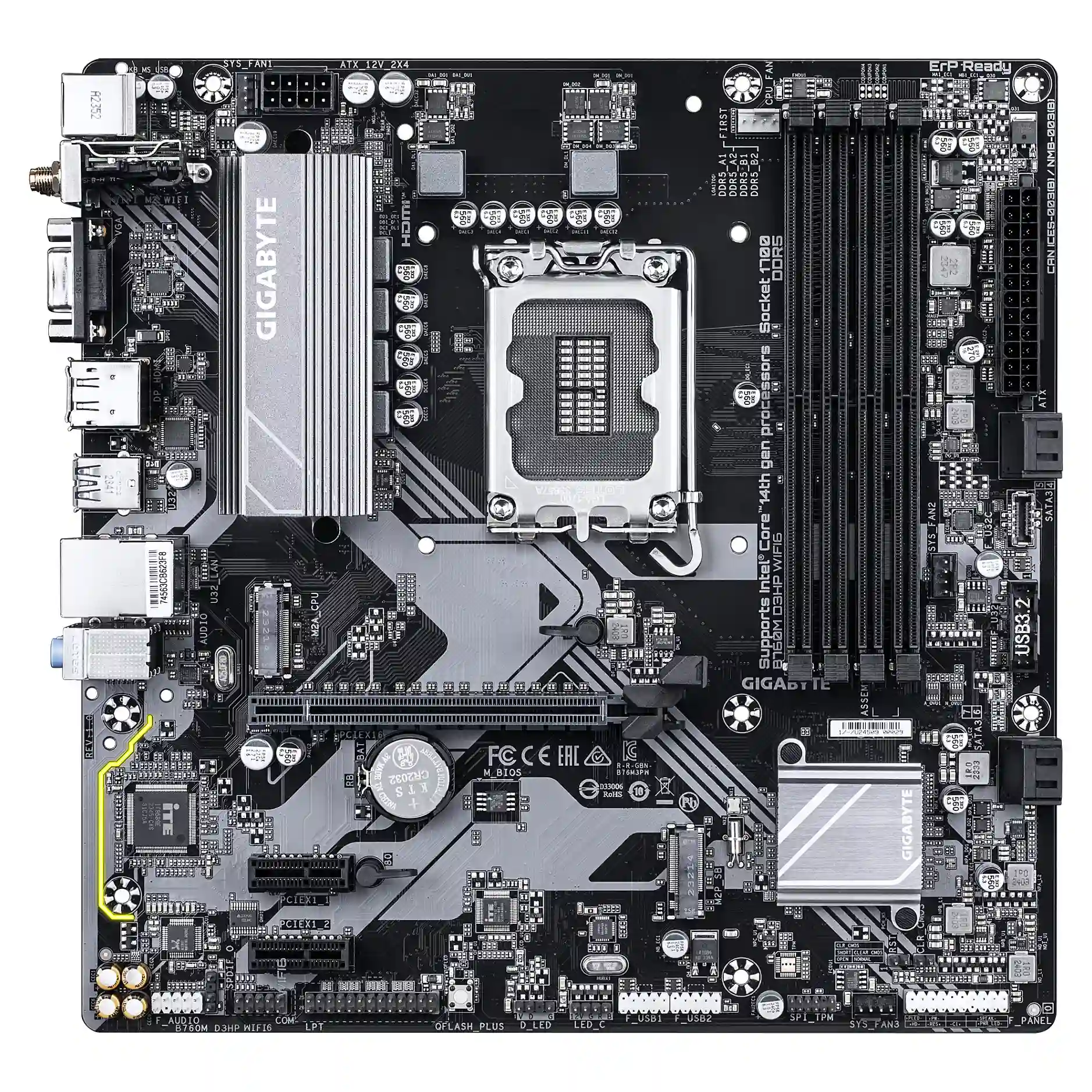 Gigabyte GA B760M D3HP WIFI6  1700   D  PC-Zubehoer