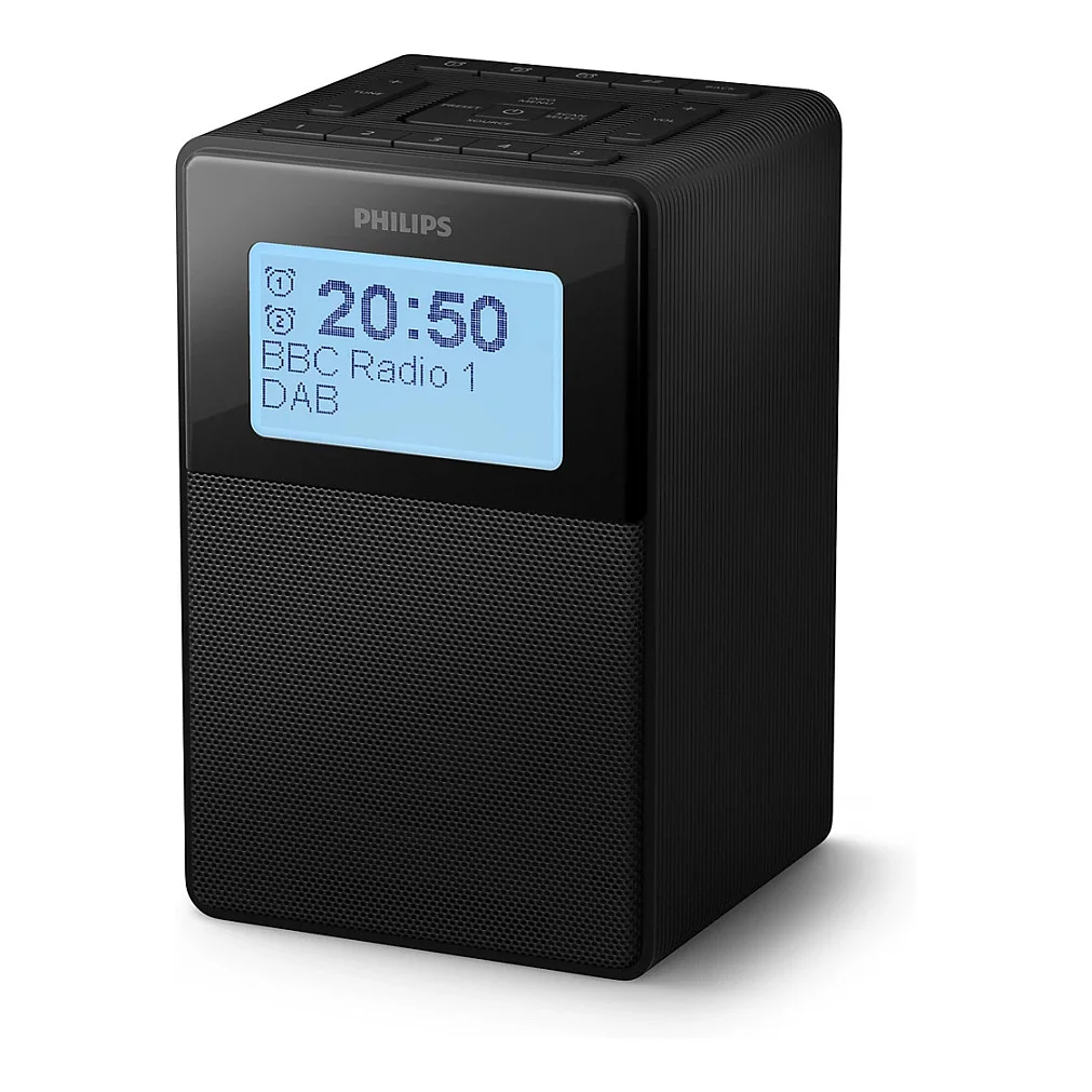 Philips TAR5100 10 Wecker Digitaler Wecker Schwarz Video & Audio