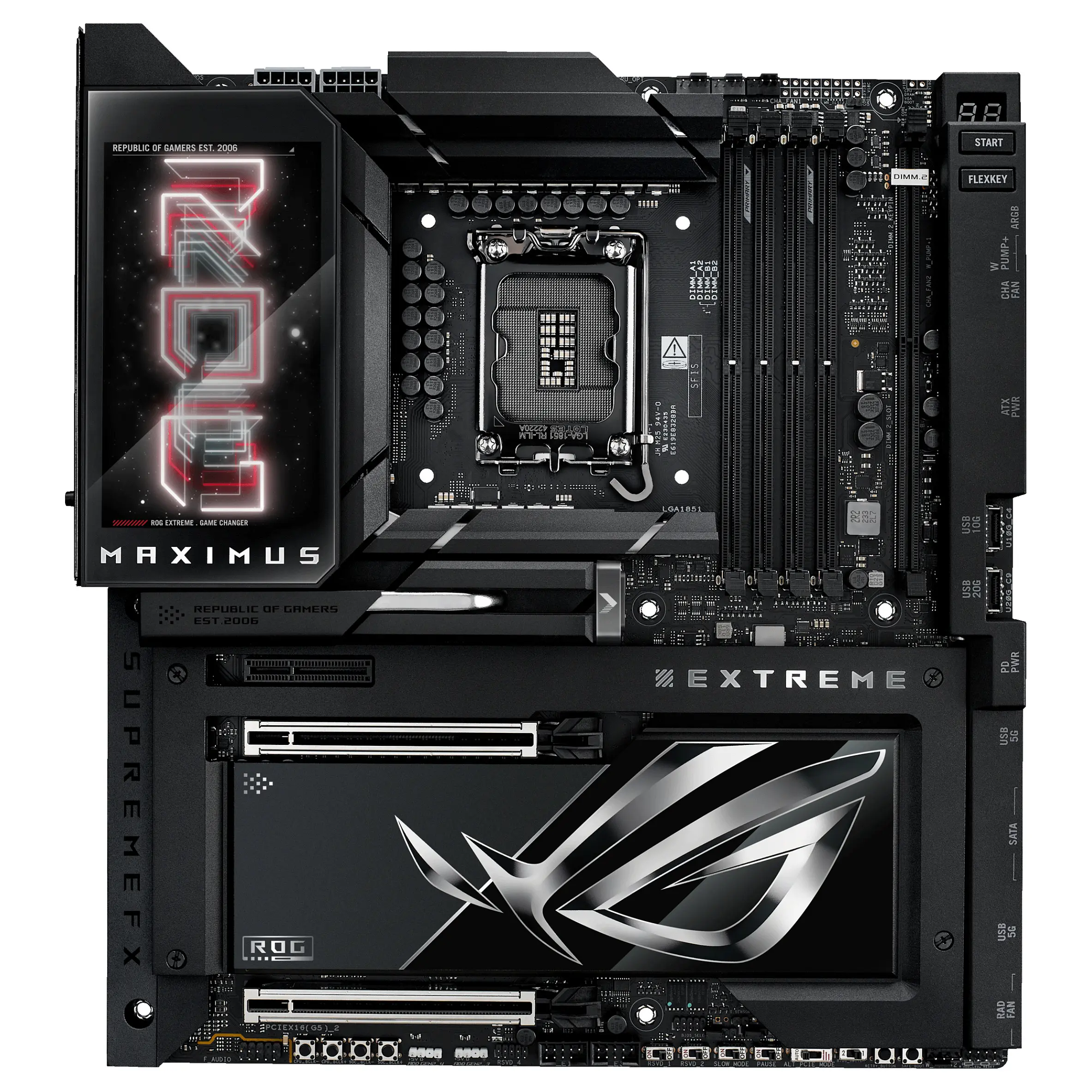 ASUS ROG MAXIMUS Z890 EXTREME Intel Z890 LGA 1851  Socket V1  Erweitertes ATX PC-Komponenten
