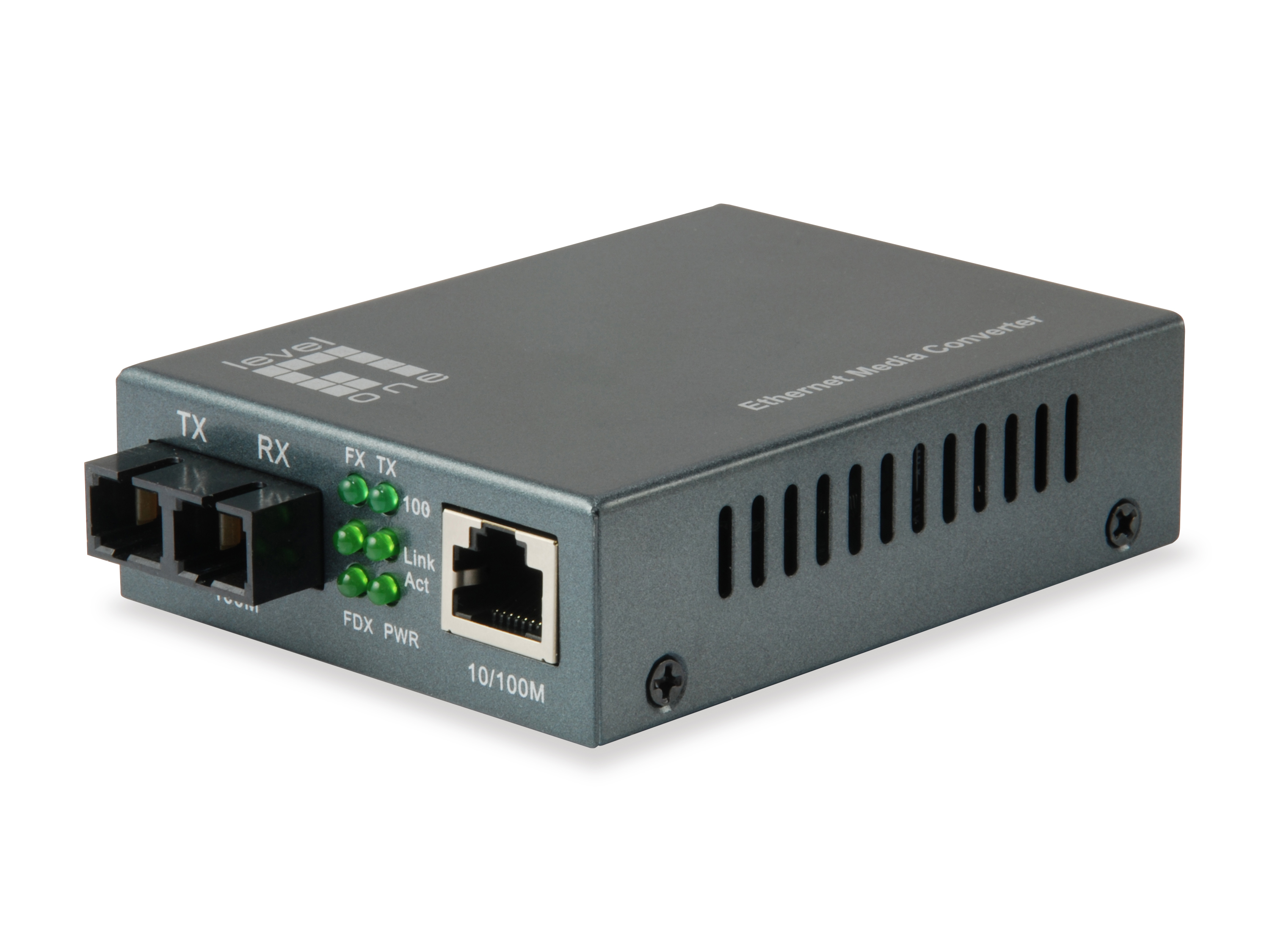 LevelOne FVT 1101 Netzwerk Medienkonverter 100 Mbit s 1310 nm Multi Modus Schwarz