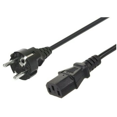 No Name Strom Kaltgeraetekabel C13 1 8m Schwarz PC-Zubehoer