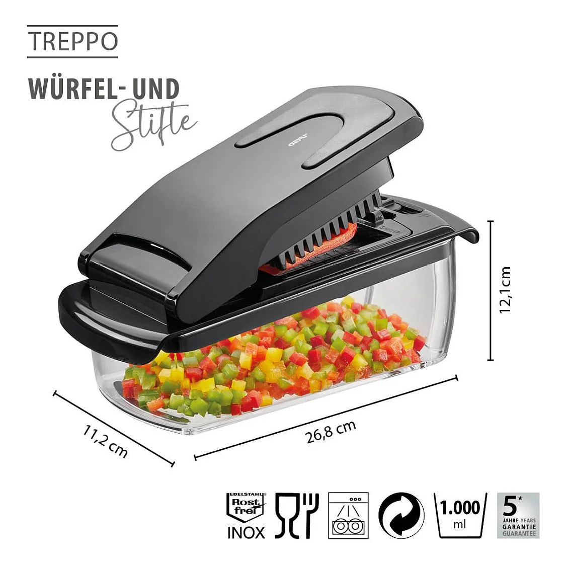 Gefu Gemueseschneider TREPPO Speisenzubereitung