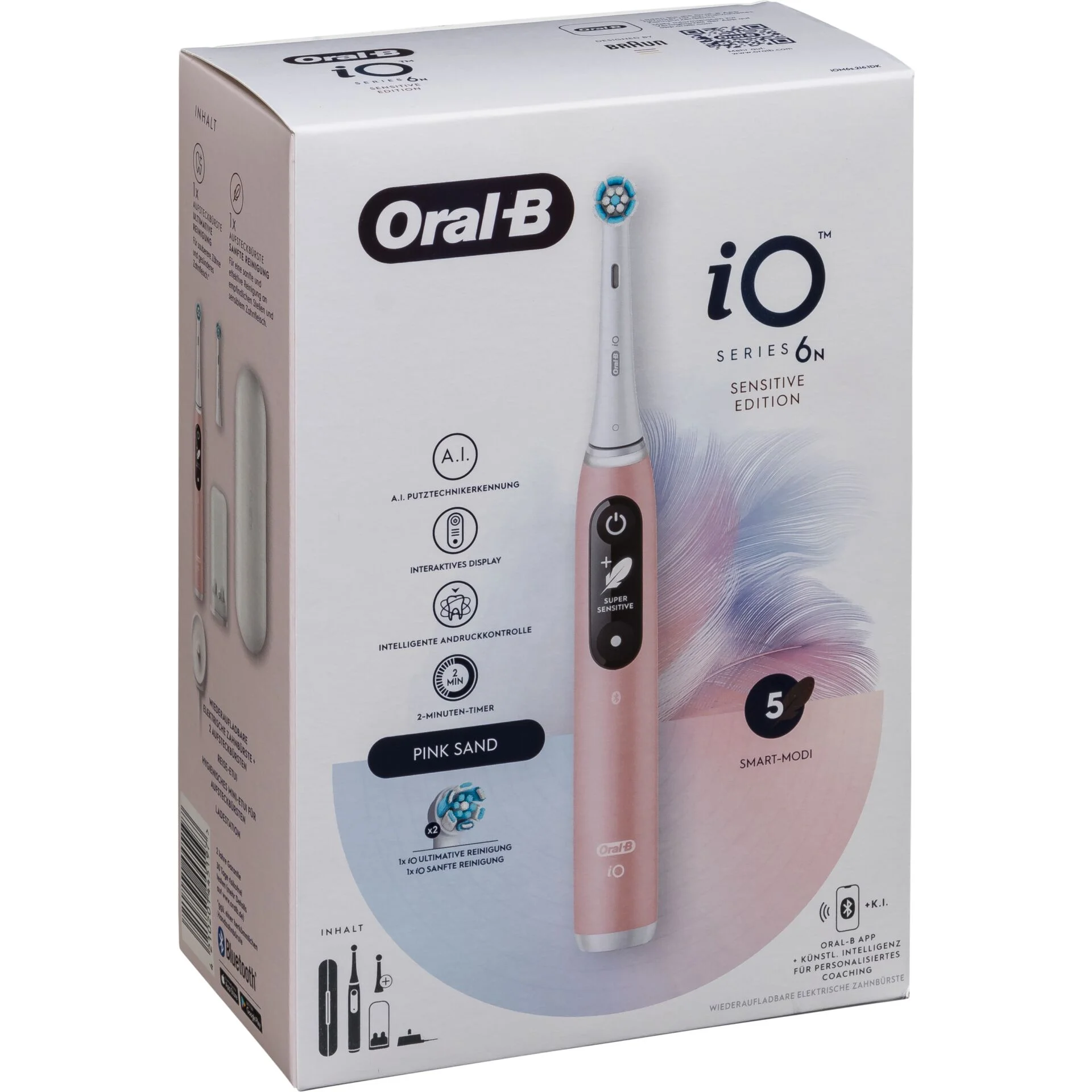 Oral B iO Series 6 Pink Sand   Etui JAS22 Zahnpflege
