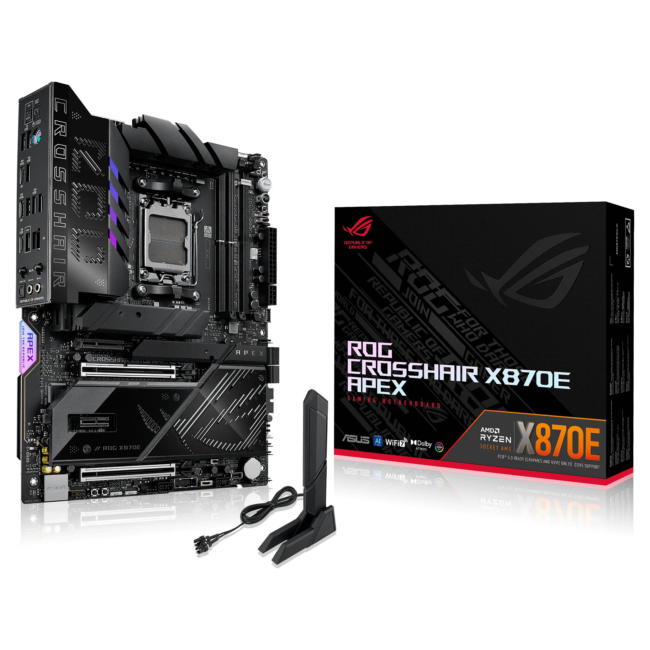 ASUS ROG CROSSHAIR X870E APEX AMD X870E Sockel AM5 ATX PC-Komponenten