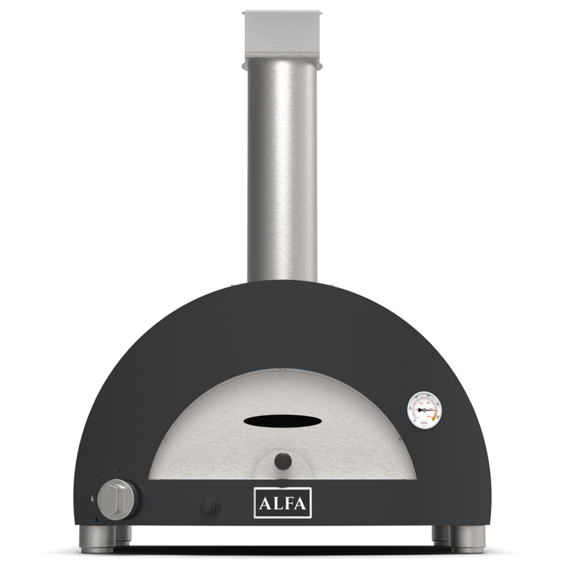 Alfa Forni Moderno 1 Pizza Gas Schiefer Grau Grills