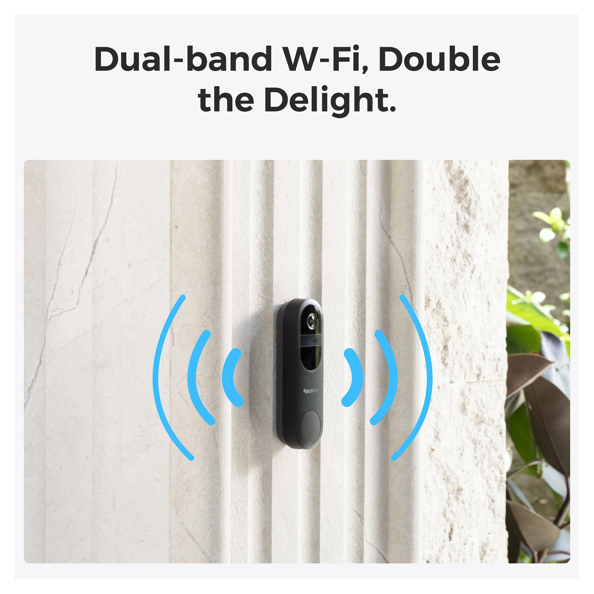 Reolink Bundle Tuerklingel  D340B mit Klingel und 64GB Speicher Tuerklingeln & Tuerschloesser