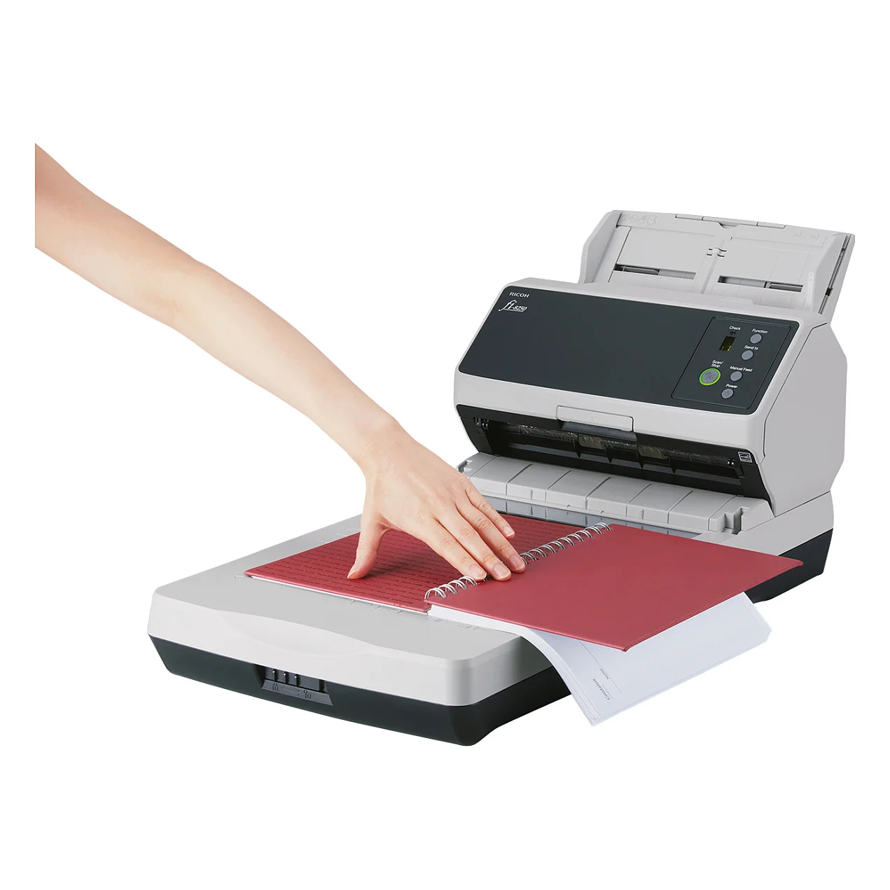 Fujitsu fi 8250 Dokumentenscanner inkl  Flachbetteinheit 50 S  Min ADF Duplex USB3 2 LAN Drucker & Scanner